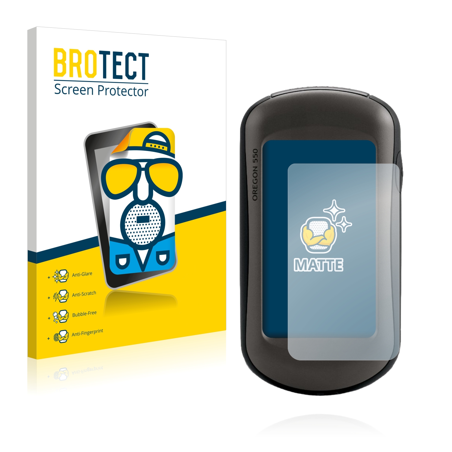 2x BROTECT Entspiegelungs-Folie pro Garmin Oregon 550
