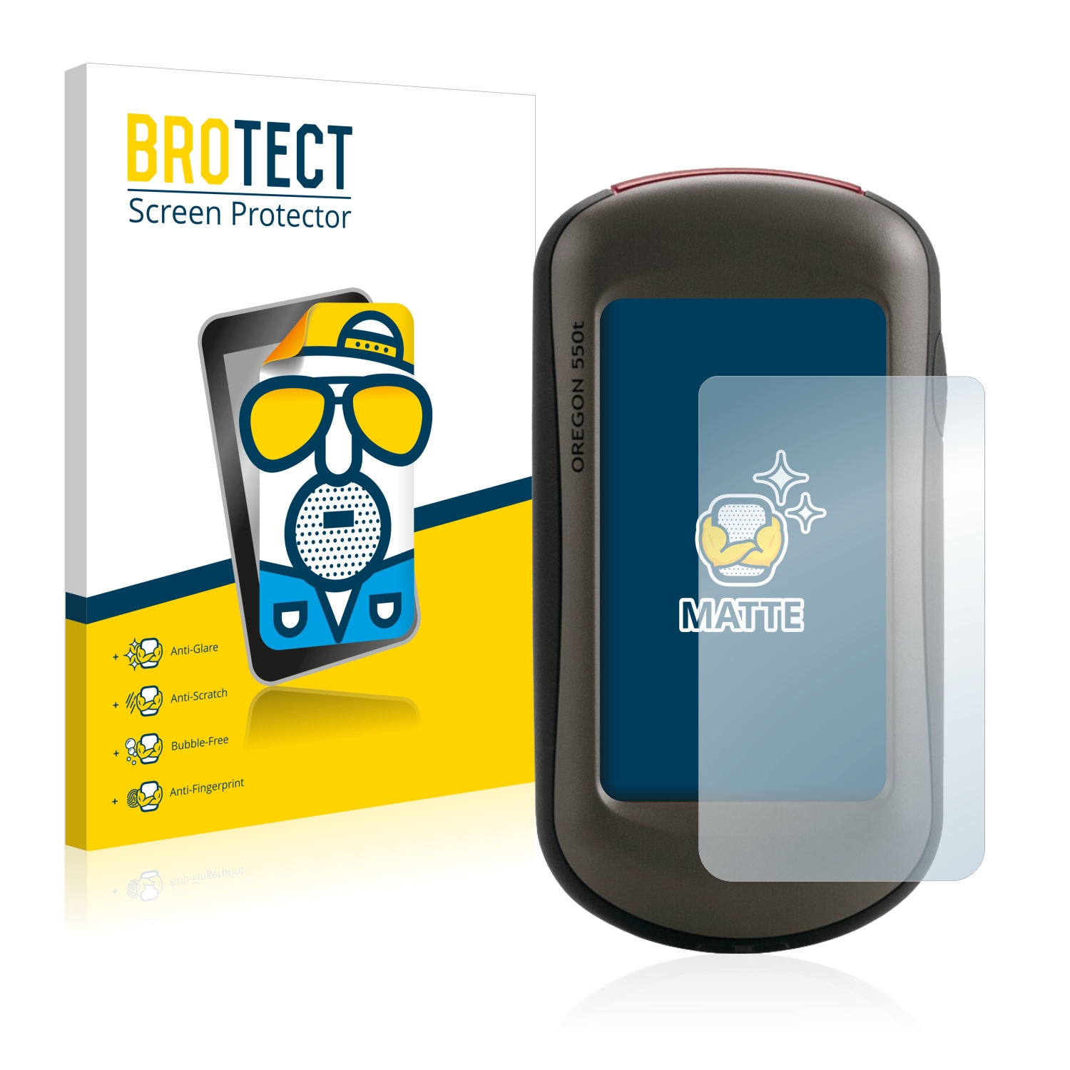2x BROTECT Entspiegelungs-Folie pro Garmin Oregon 550t