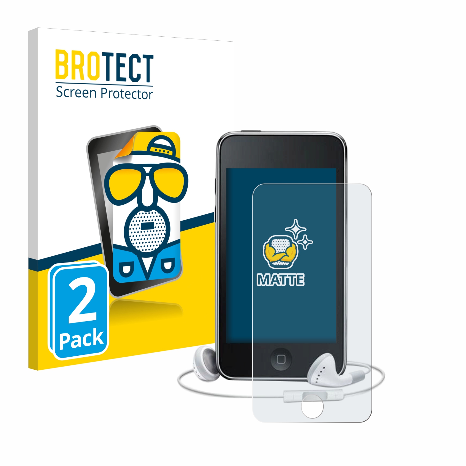 2x BROTECT Entspiegelungs-Folie pro Apple iPod Touch (3. Gen.)