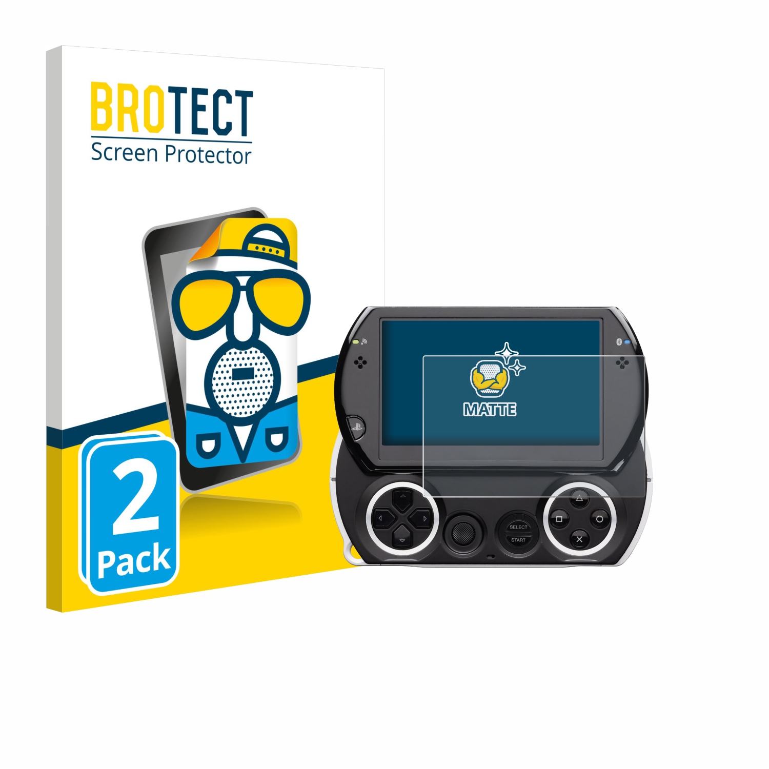 2x BROTECT Entspiegelungs-Folie pro Sony PSP Go