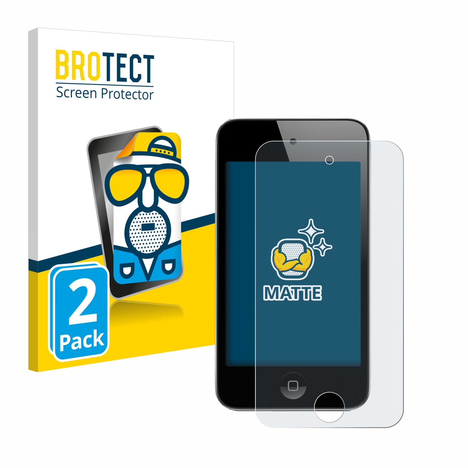 2x BROTECT Entspiegelungs-Folie pro Apple iPod Touch (4. Gen.)