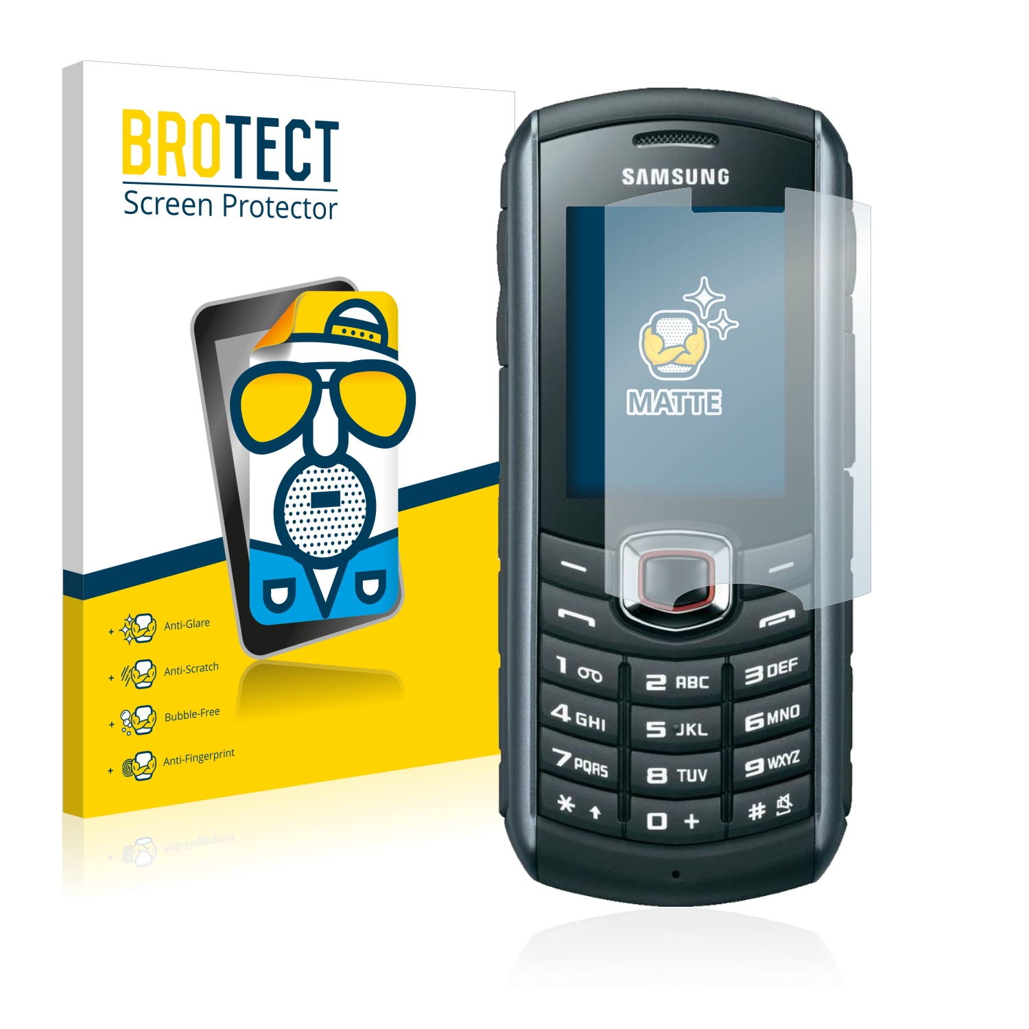 2x BROTECT Entspiegelungs-Folie pro Samsung B2710