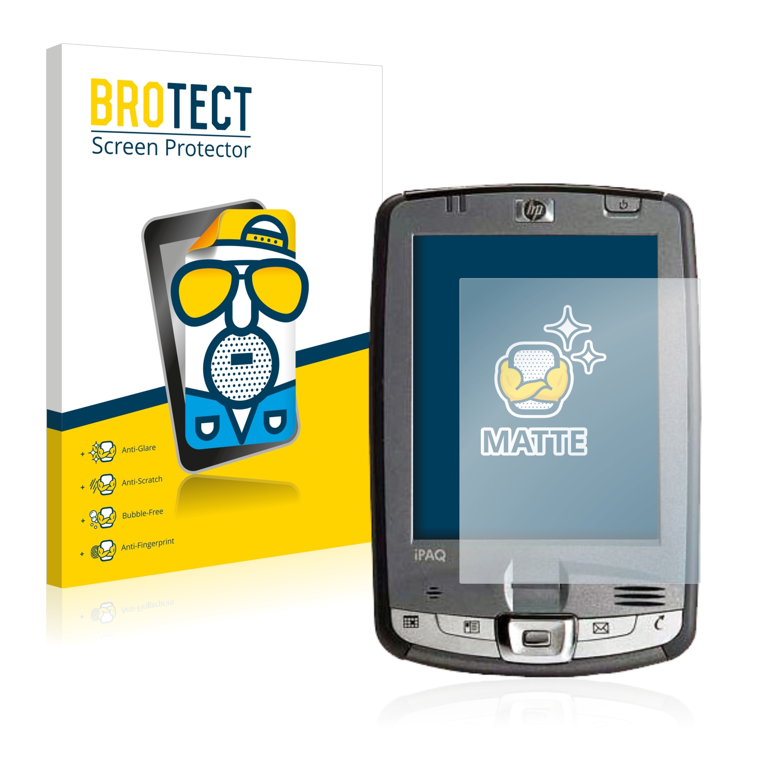 2x BROTECT Entspiegelungs-Folie pro HP iPAQ hx2110