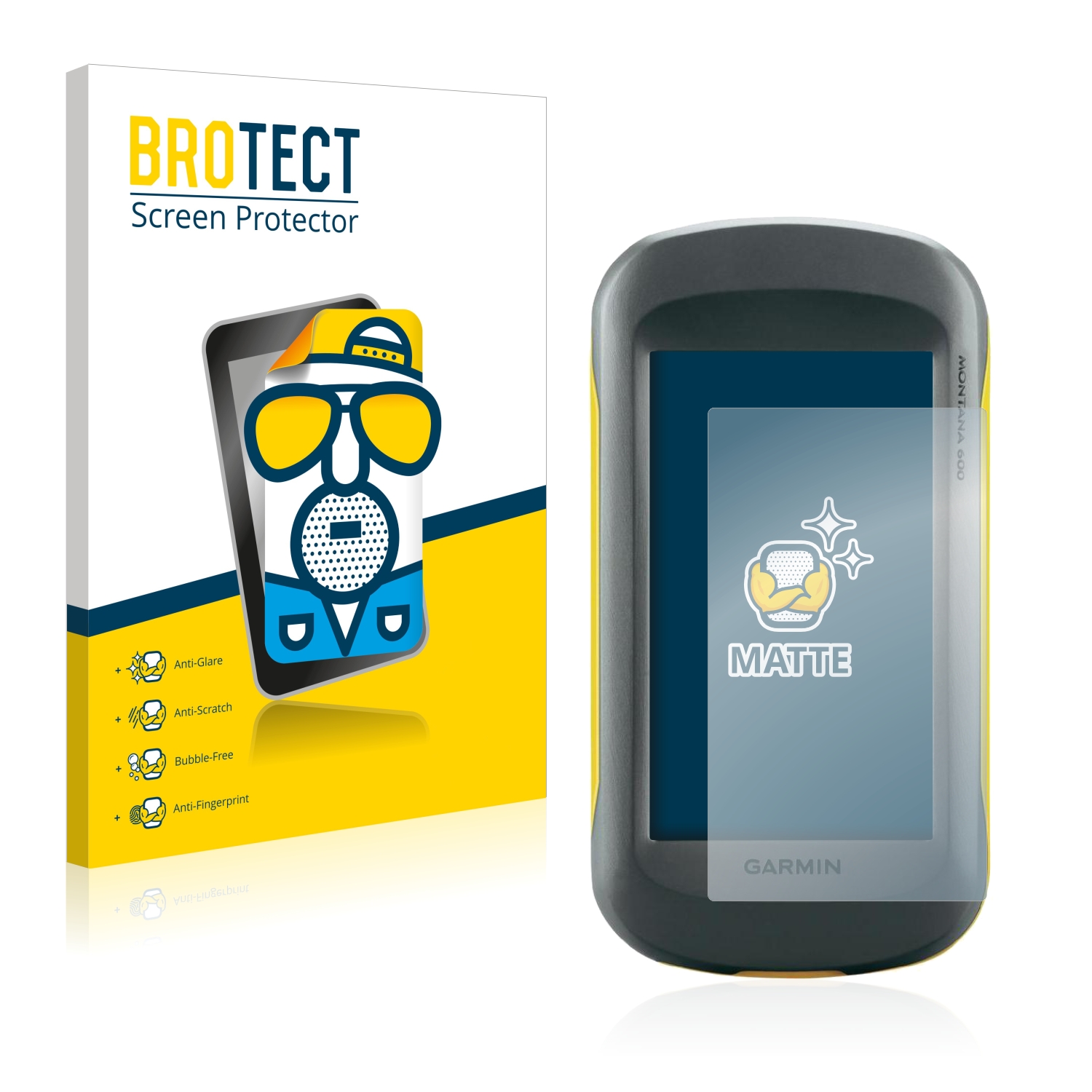 2x BROTECT Entspiegelungs-Folie pro Garmin Montana 600