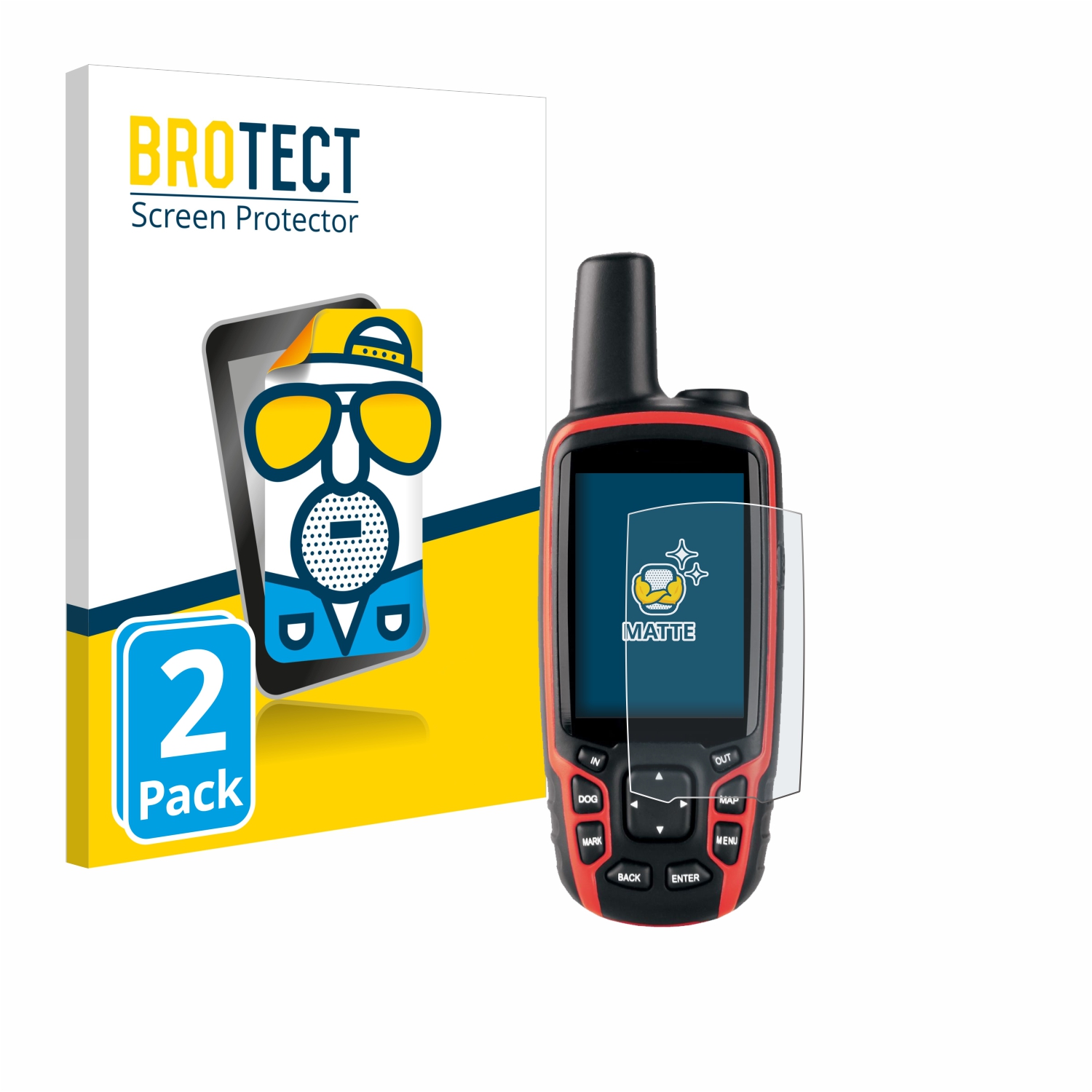 2x BROTECT Entspiegelungs-Folie pro Garmin Astro 320
