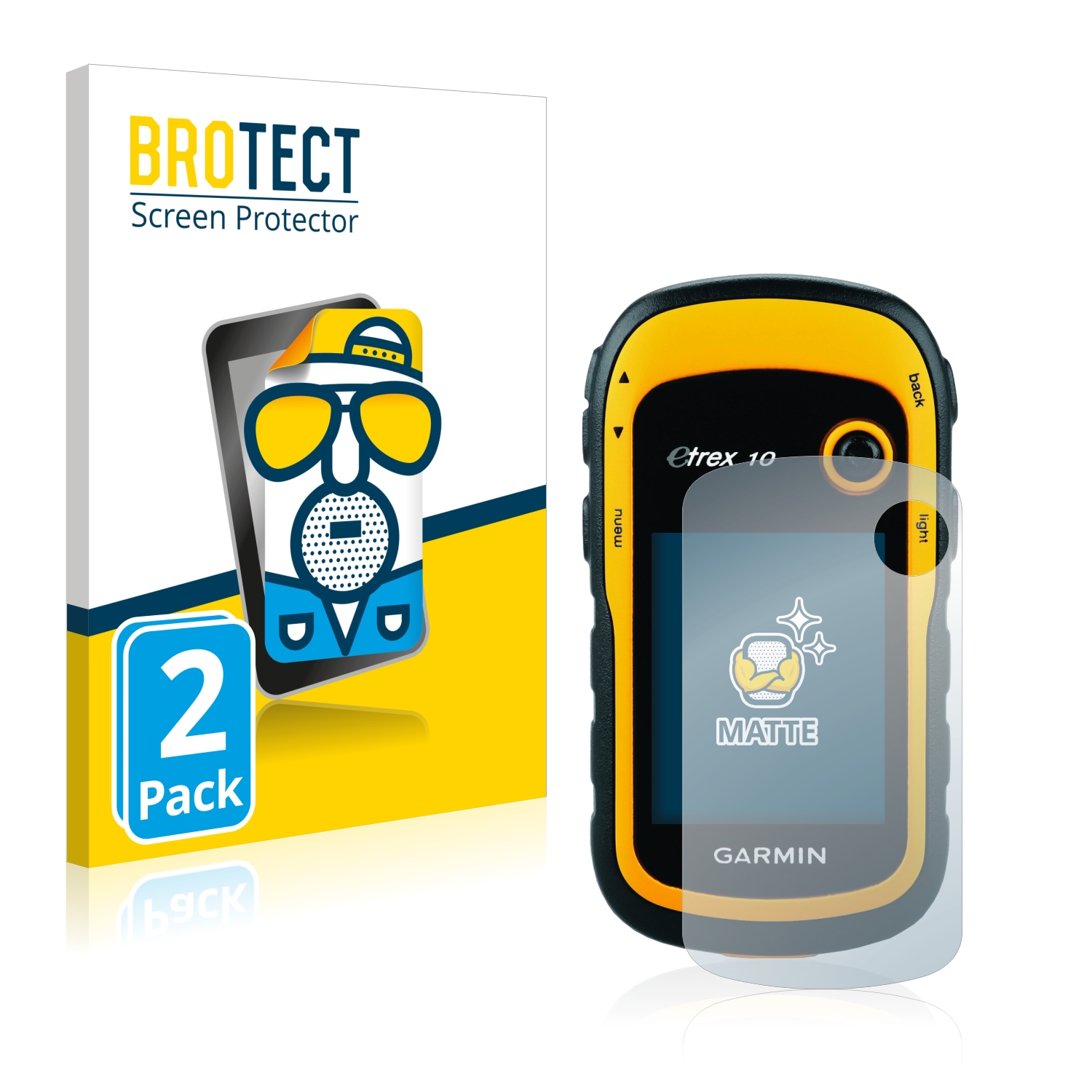 2x BROTECT Entspiegelungs-Folie pro Garmin eTrex 10