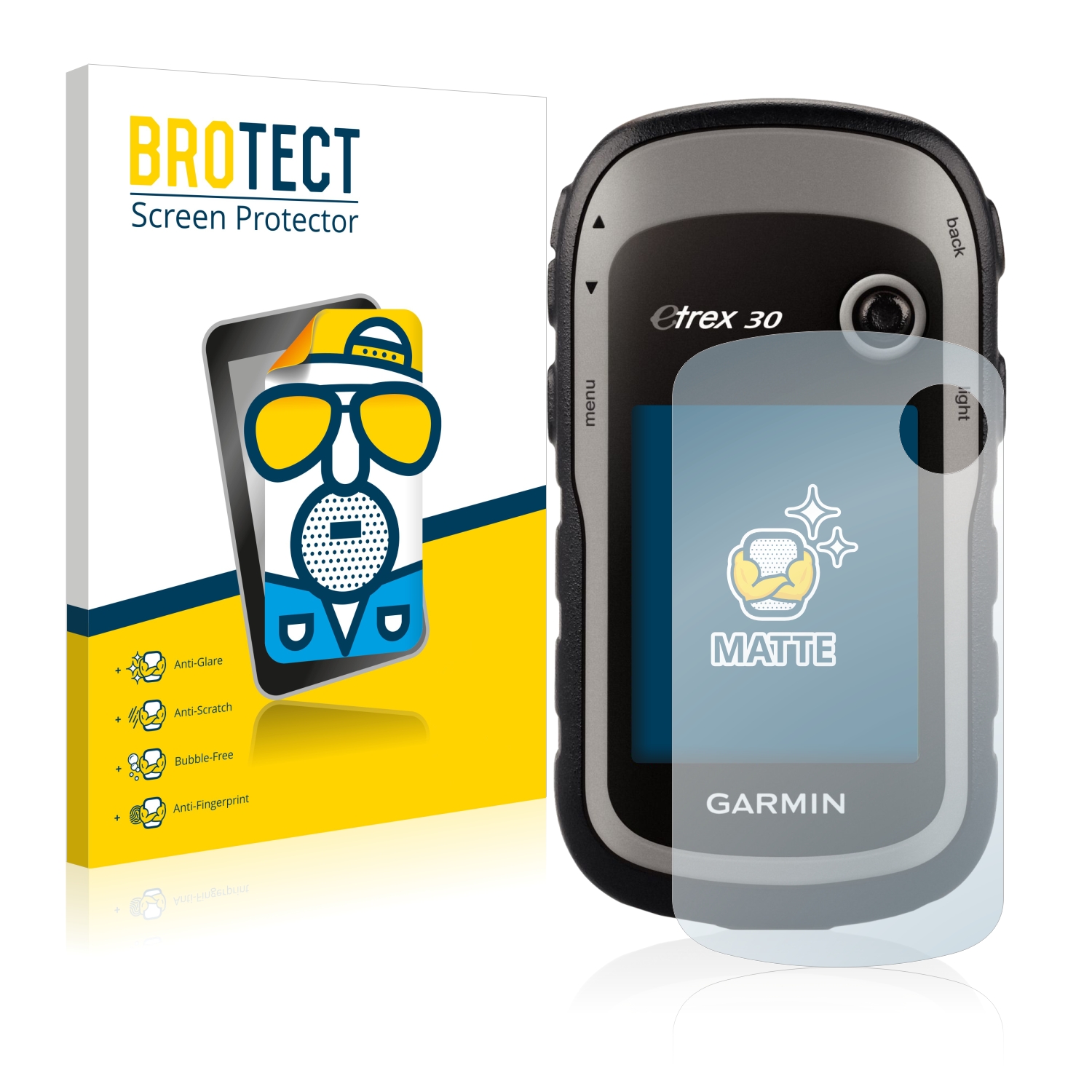 2x BROTECT Entspiegelungs-Folie pro Garmin eTrex 30