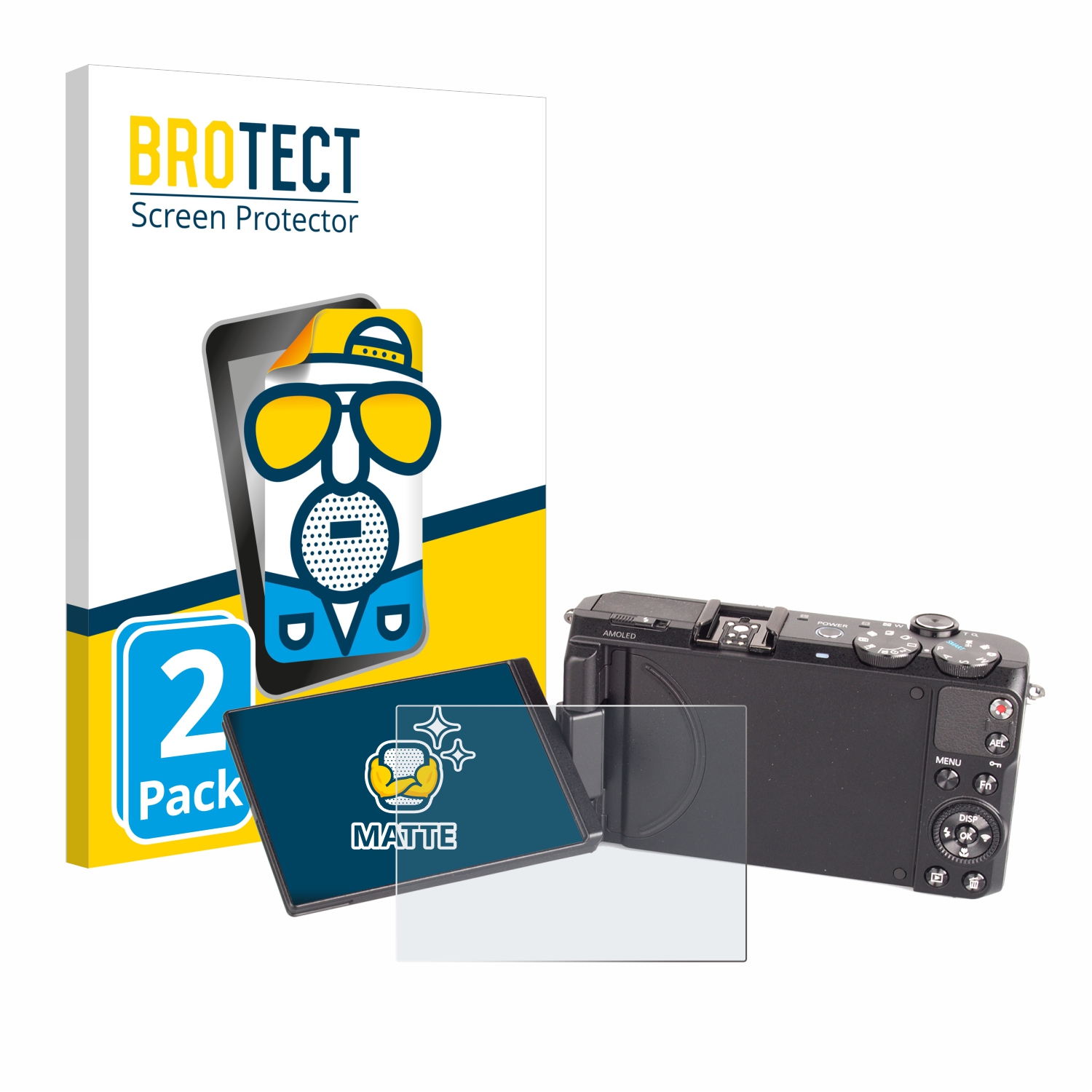 2x BROTECT Entspiegelungs-Folie pro Samsung EX2F