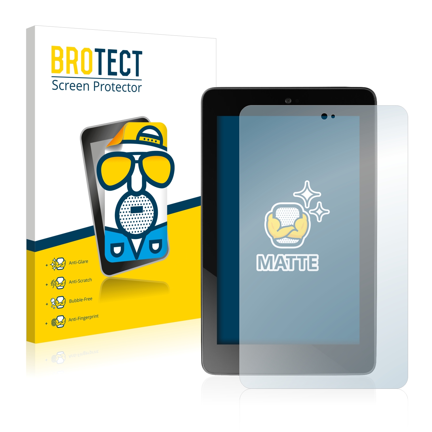 2x BROTECT Entspiegelungs-Folie pro ASUS Nexus 7 Tablet 2012