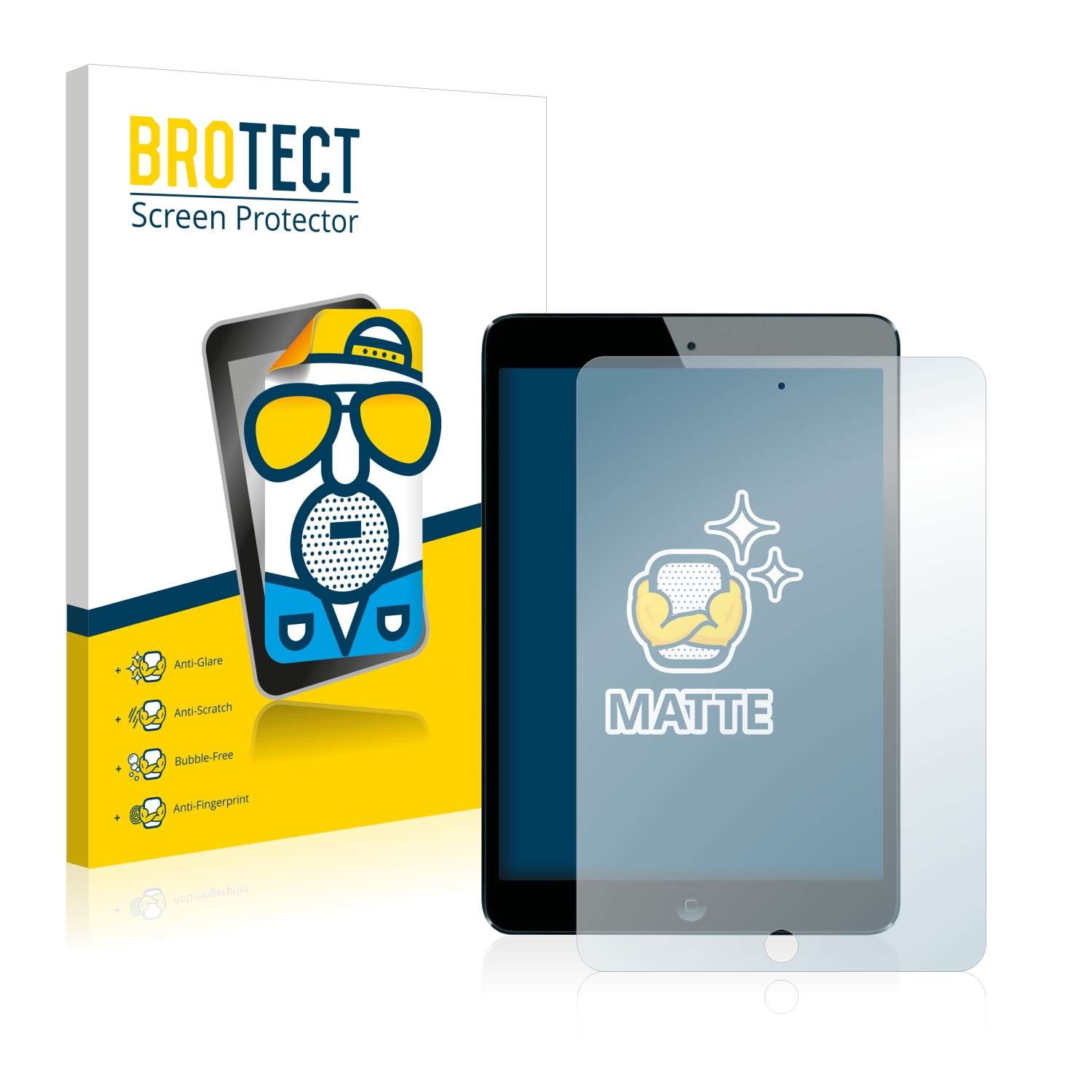 2x BROTECT Entspiegelungs-Folie pro Apple iPad Mini 1 2012