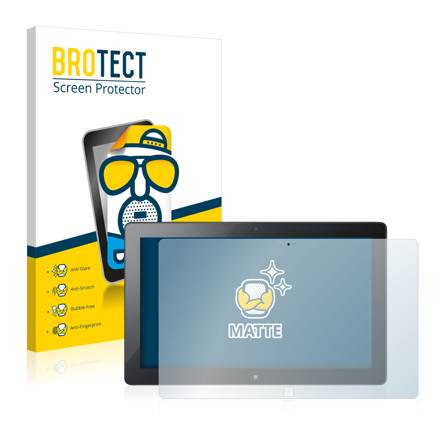 2x BROTECT Entspiegelungs-Folie pro Samsung Ativ Smart PC Pro XE700T1A
