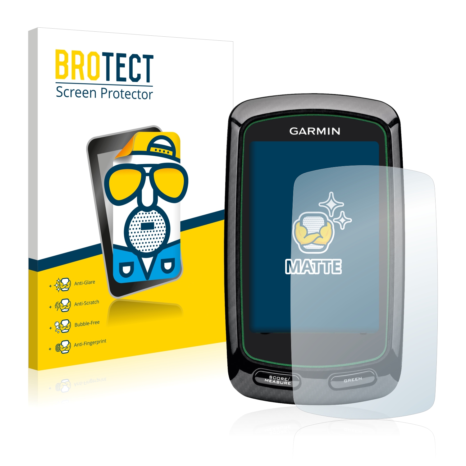 2x BROTECT Entspiegelungs-Folie pro Garmin Approach G6