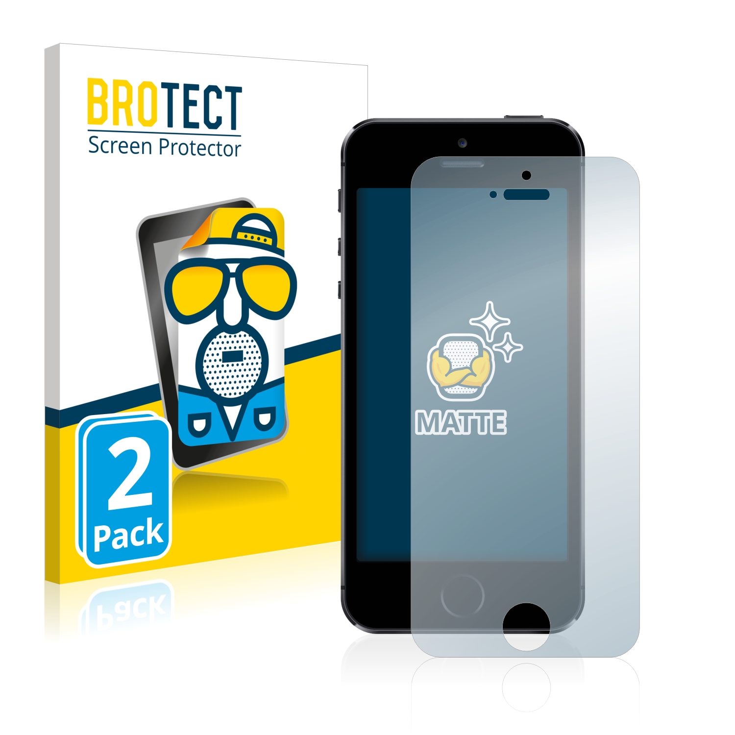 2x BROTECT Entspiegelungs-Folie pro Apple iPhone 5S