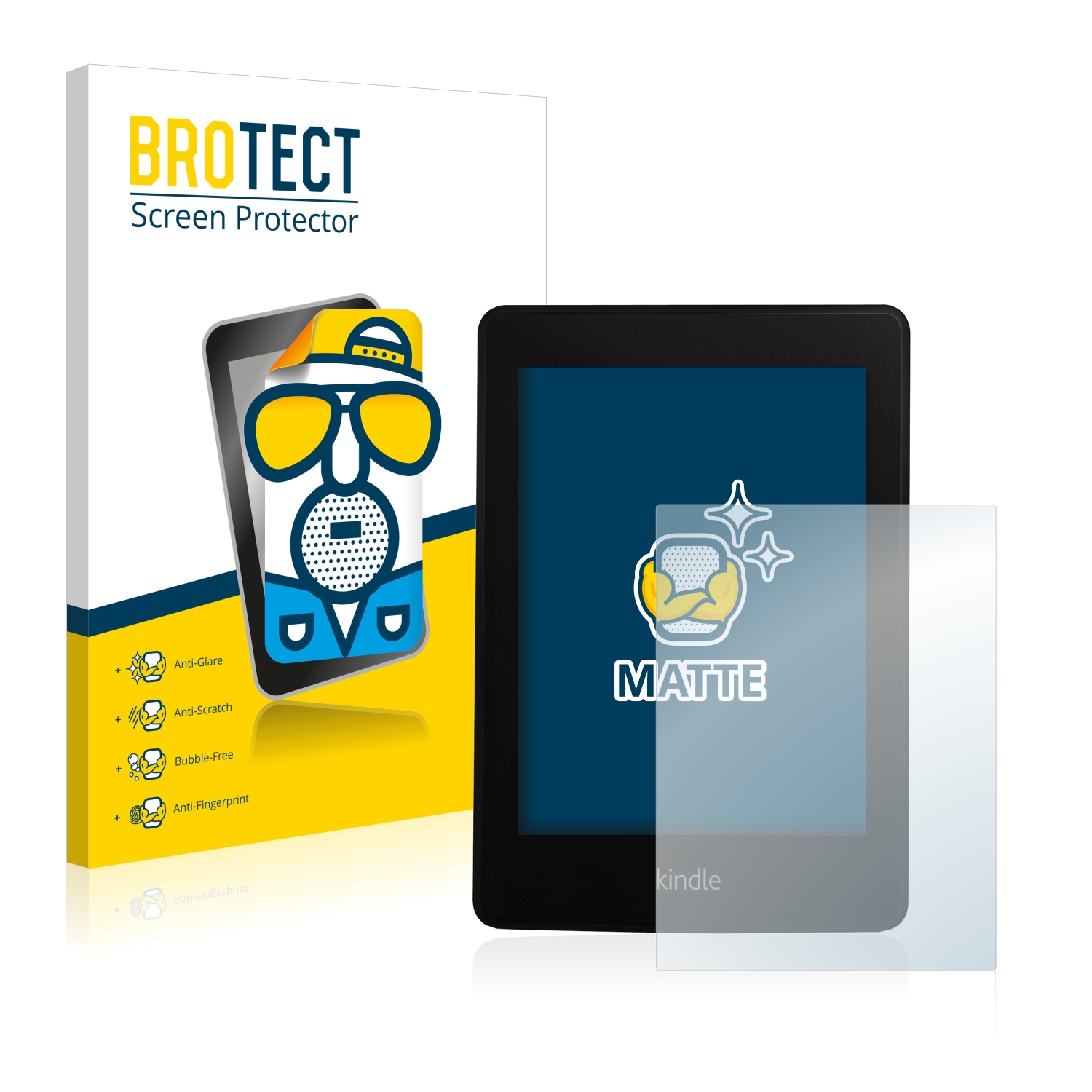 2x BROTECT Entspiegelungs-Folie pro Amazon Kindle Paperwhite 2013