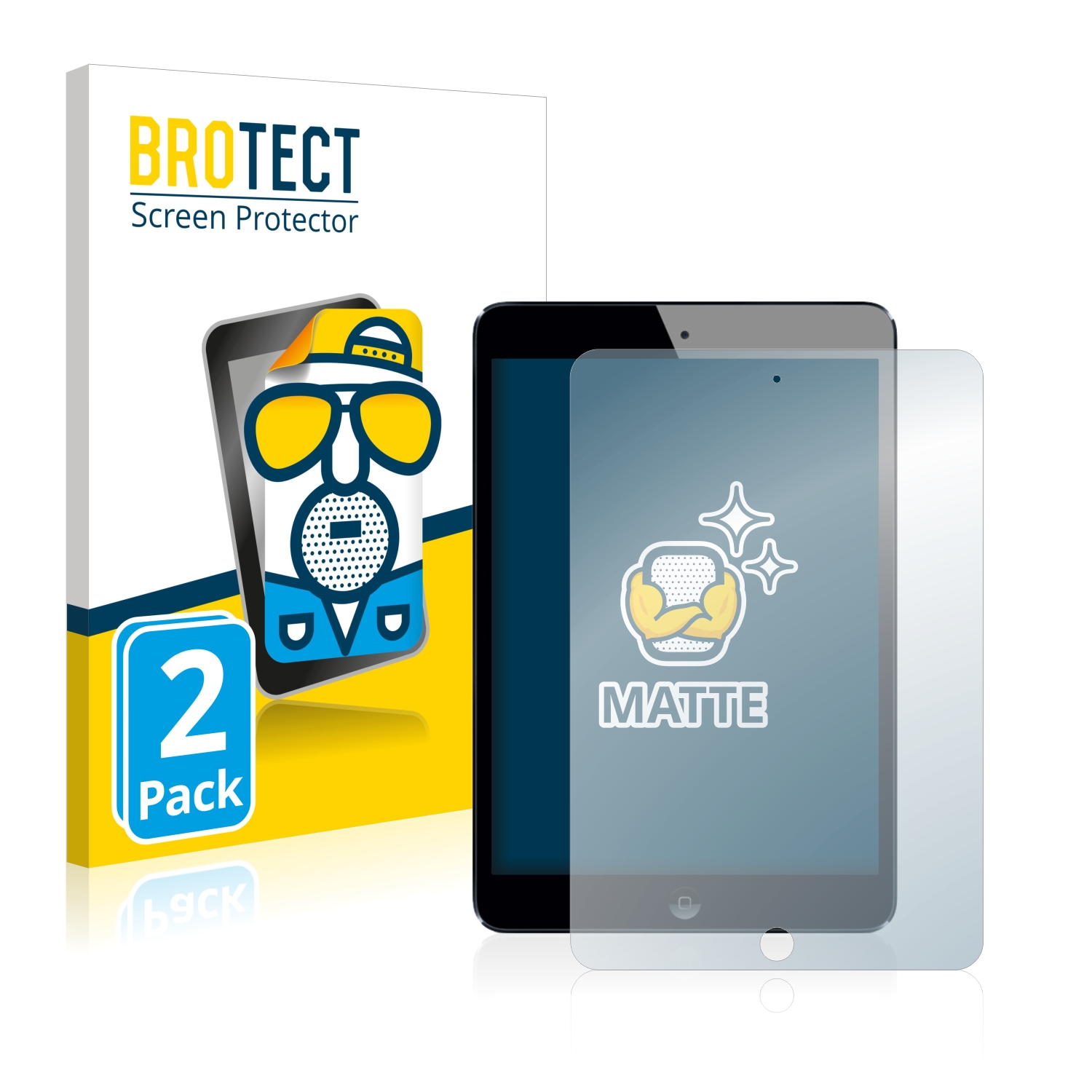 2x BROTECT Entspiegelungs-Folie pro Apple iPad Mini 2 2013