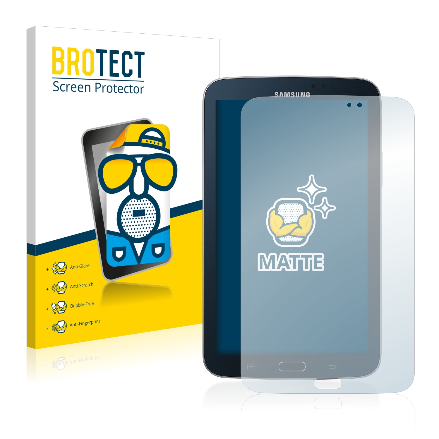 2x BROTECT Entspiegelungs-Folie pro Samsung Galaxy Tab 3 7.0 WiFi