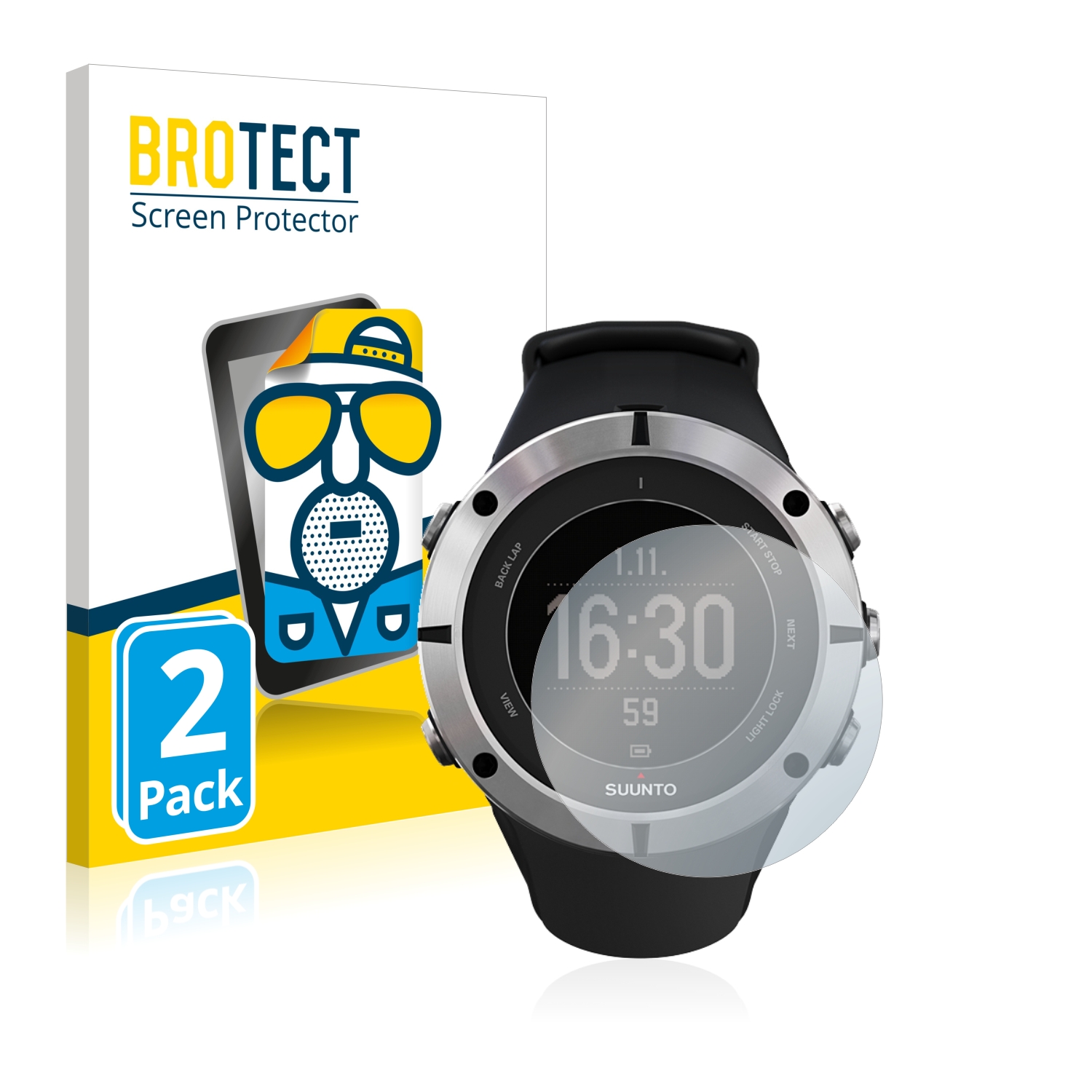 2x BROTECT Entspiegelungs-Folie pro Suunto Ambit2