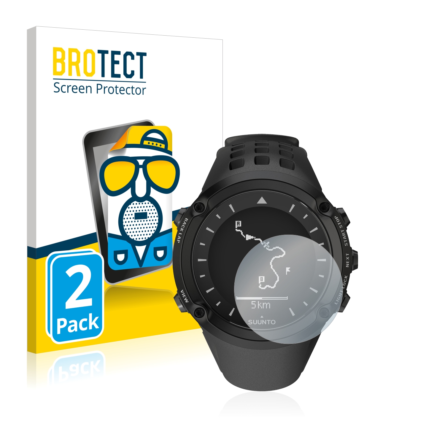 2x BROTECT Entspiegelungs-Folie pro Suunto Ambit