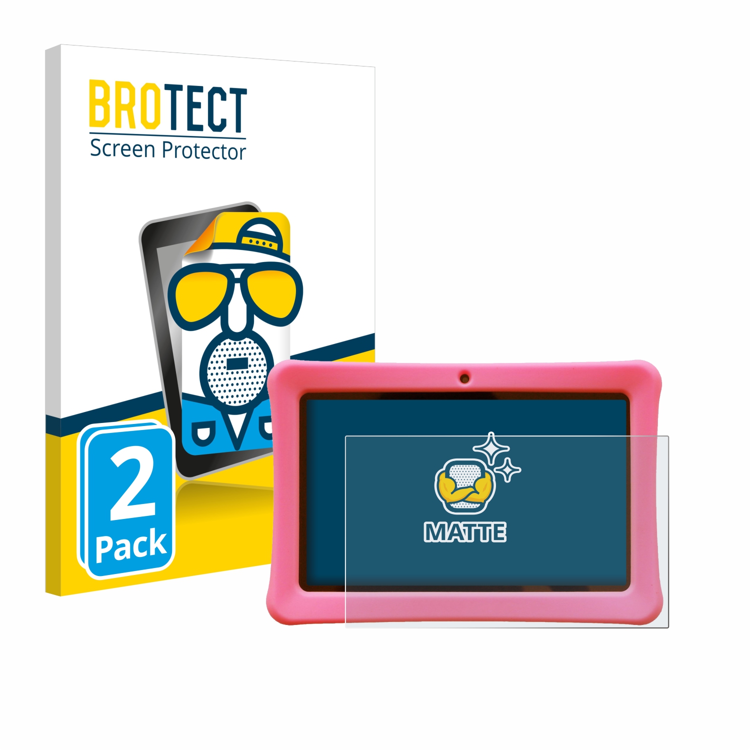 2x BROTECT Entspiegelungs-Folie pro Contixo Kids 7 Tablet