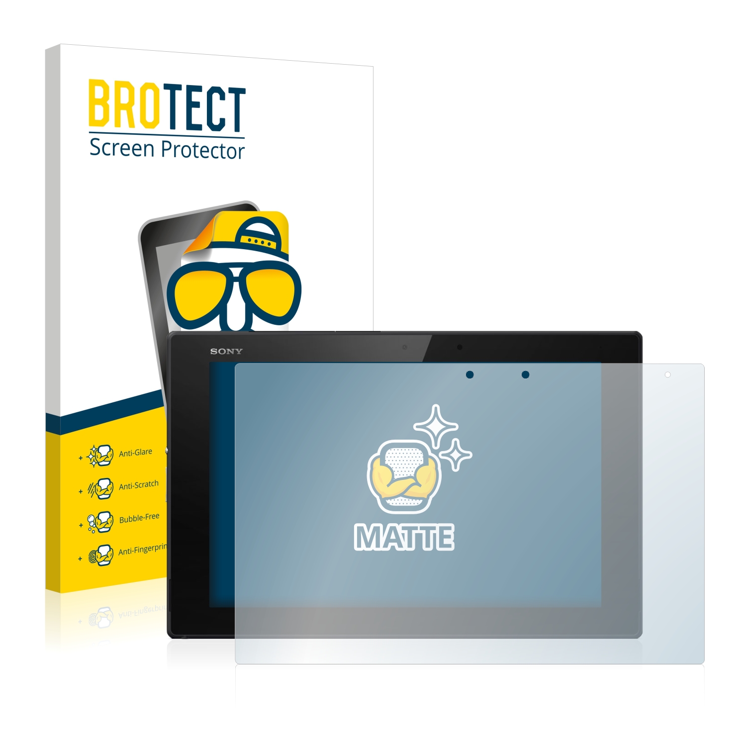 2x BROTECT Entspiegelungs-Folie pro Sony Xperia Z2 Tablet