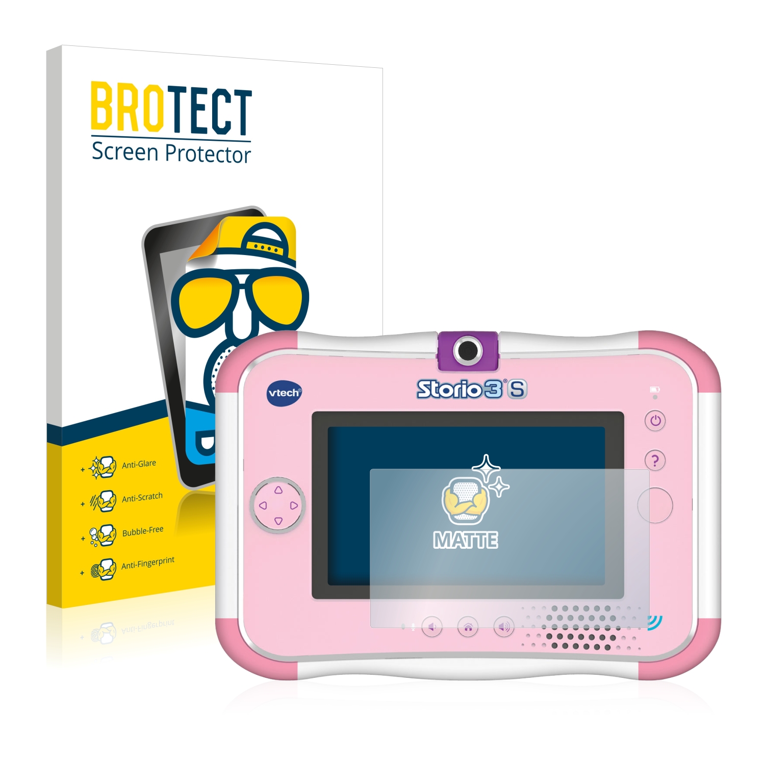 2x BROTECT Entspiegelungs-Folie pro Vtech Storio 3 S
