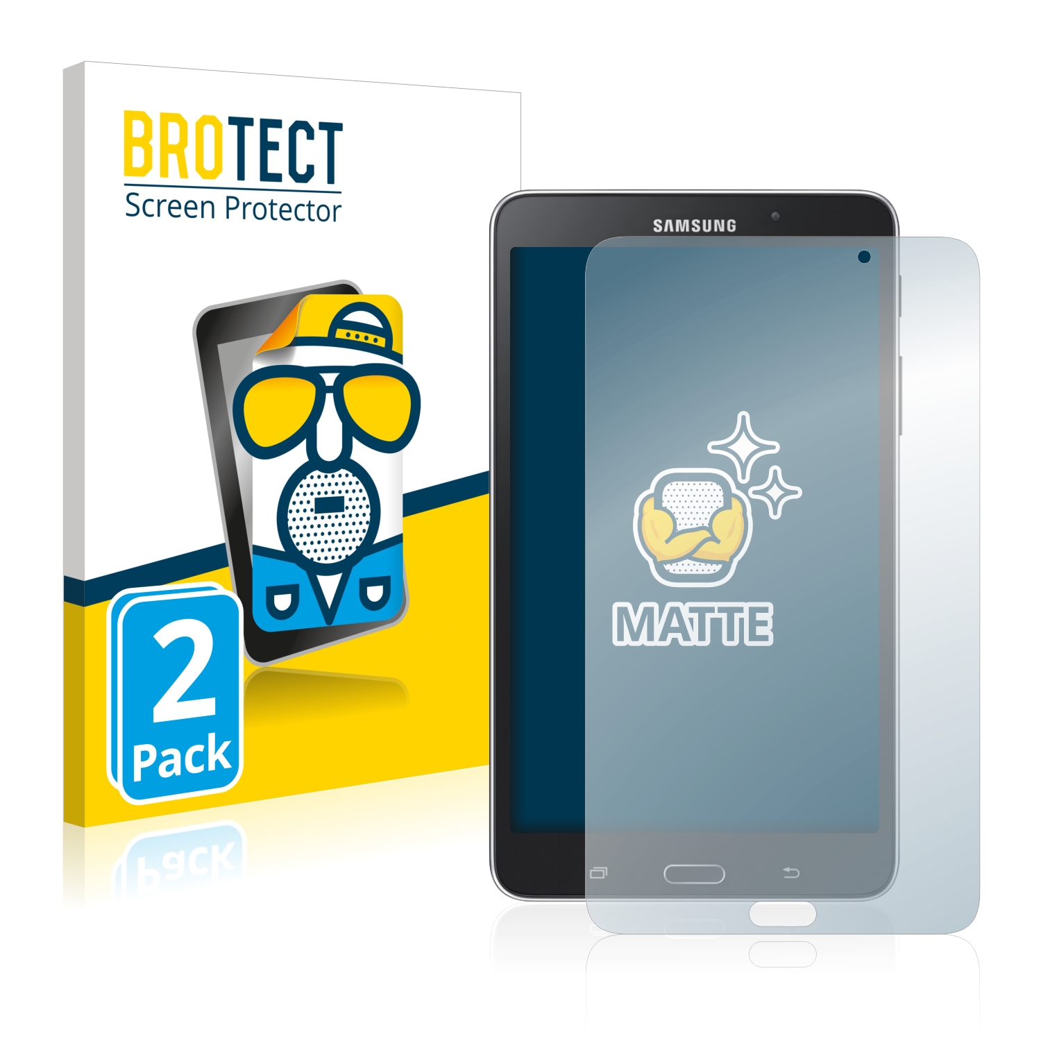 2x BROTECT Entspiegelungs-Folie pro Samsung Galaxy Tab 4 7.0 WiFi