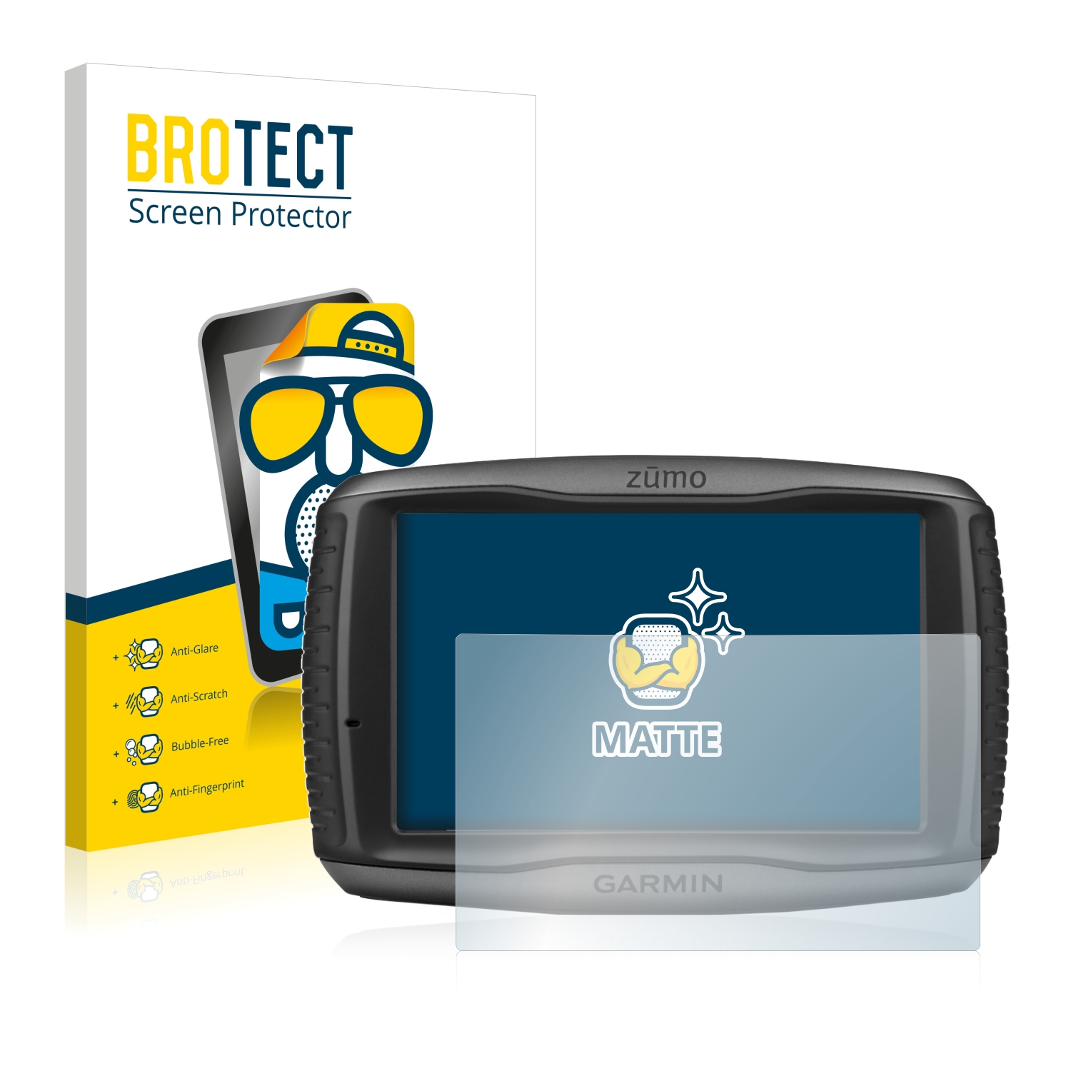 2x BROTECT Entspiegelungs-Folie pro Garmin zumo 590LM