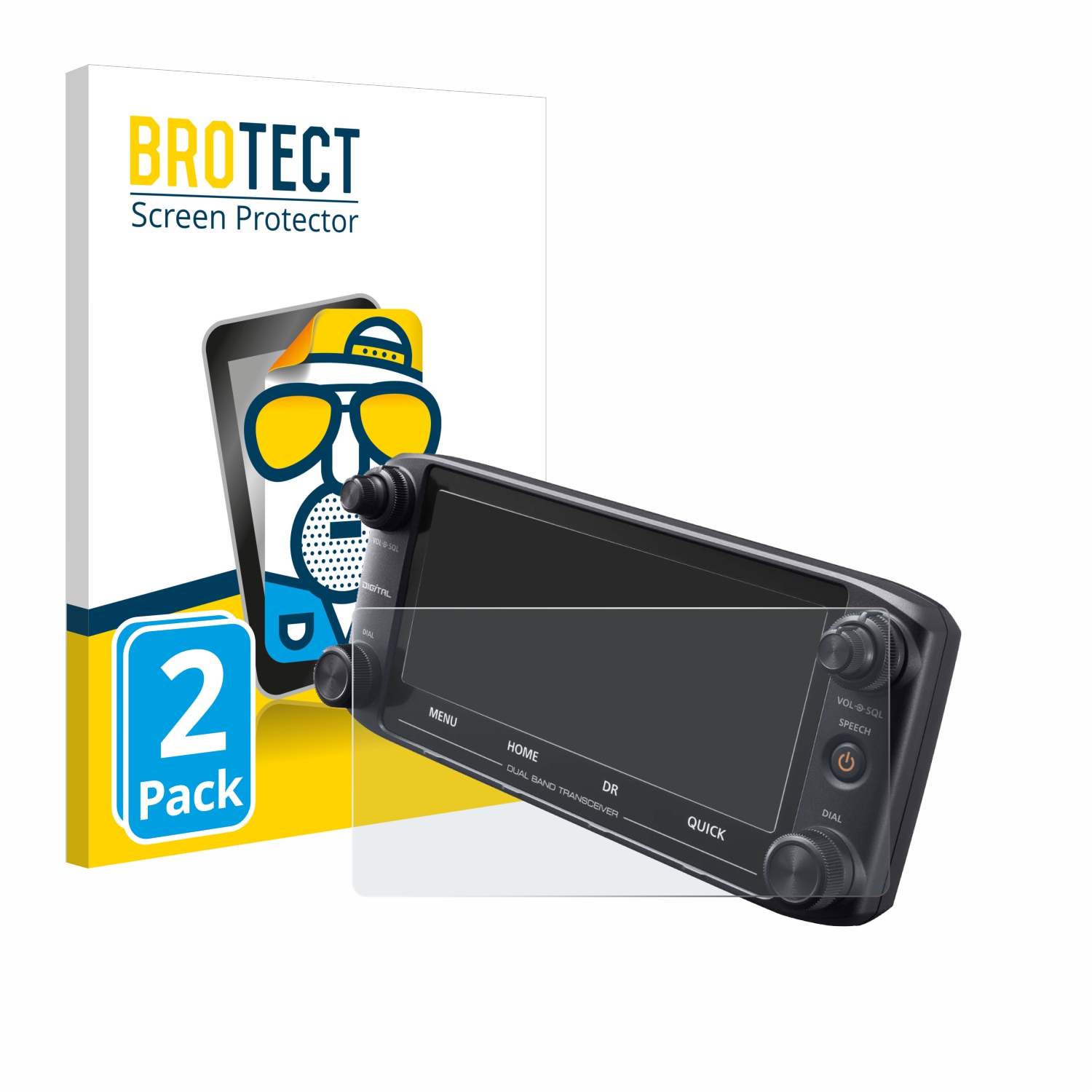 2x BROTECT Entspiegelungs-Folie pro Icom ID-5100E