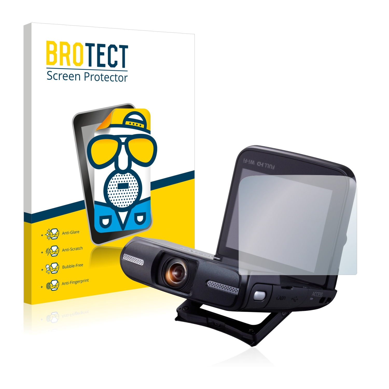 2x BROTECT Entspiegelungs-Folie pro Canon Legria Mini