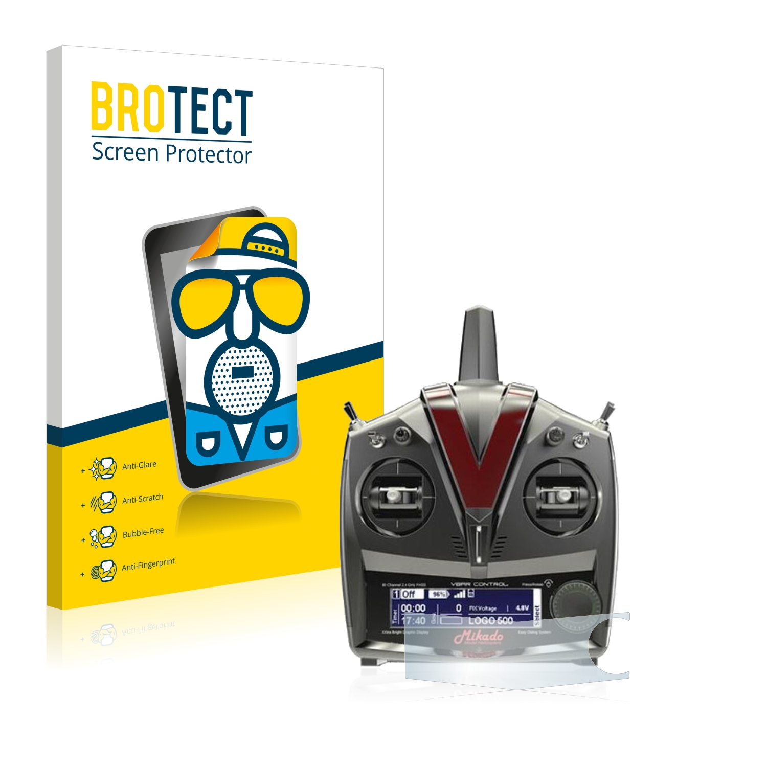 2x BROTECT Entspiegelungs-Folie pro VBar Control
