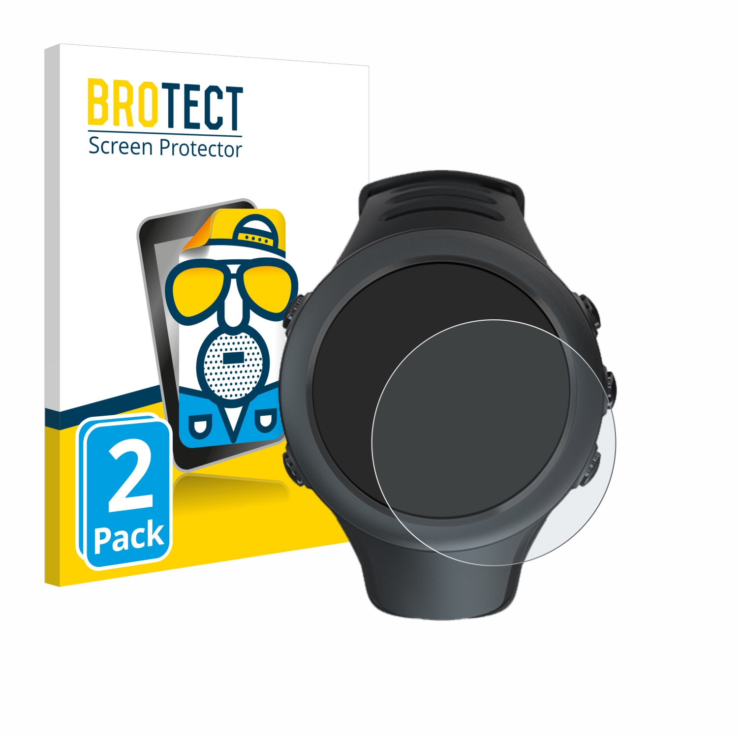 2x BROTECT Entspiegelungs-Folie pro Suunto Ambit3 Sport Black