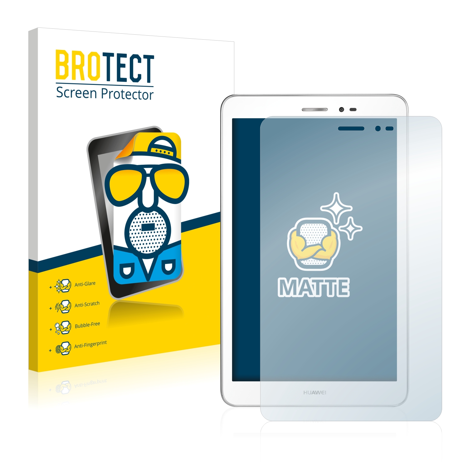 2x BROTECT Entspiegelungs-Folie pro Huawei MediaPad T1 8.0