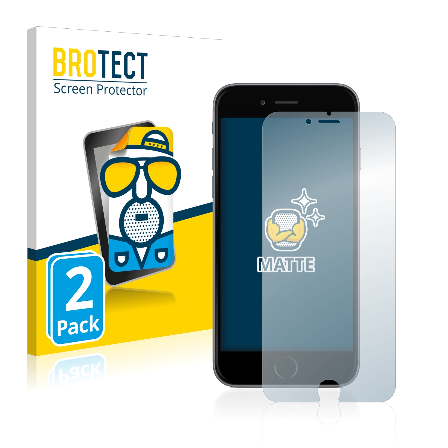 2x BROTECT Entspiegelungs-Folie pro Apple iPhone 6 Plus