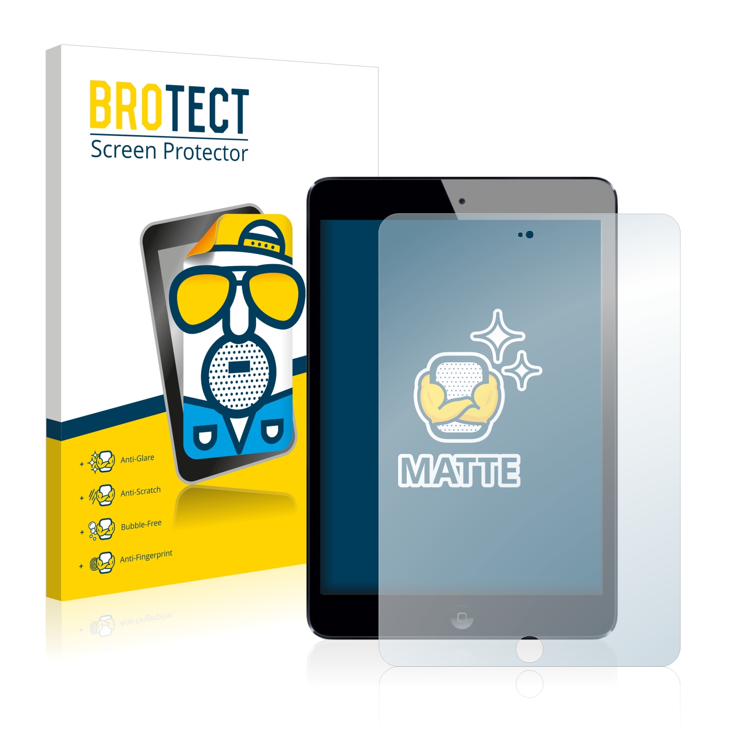 2x BROTECT Entspiegelungs-Folie pro Apple iPad Mini 3 2014