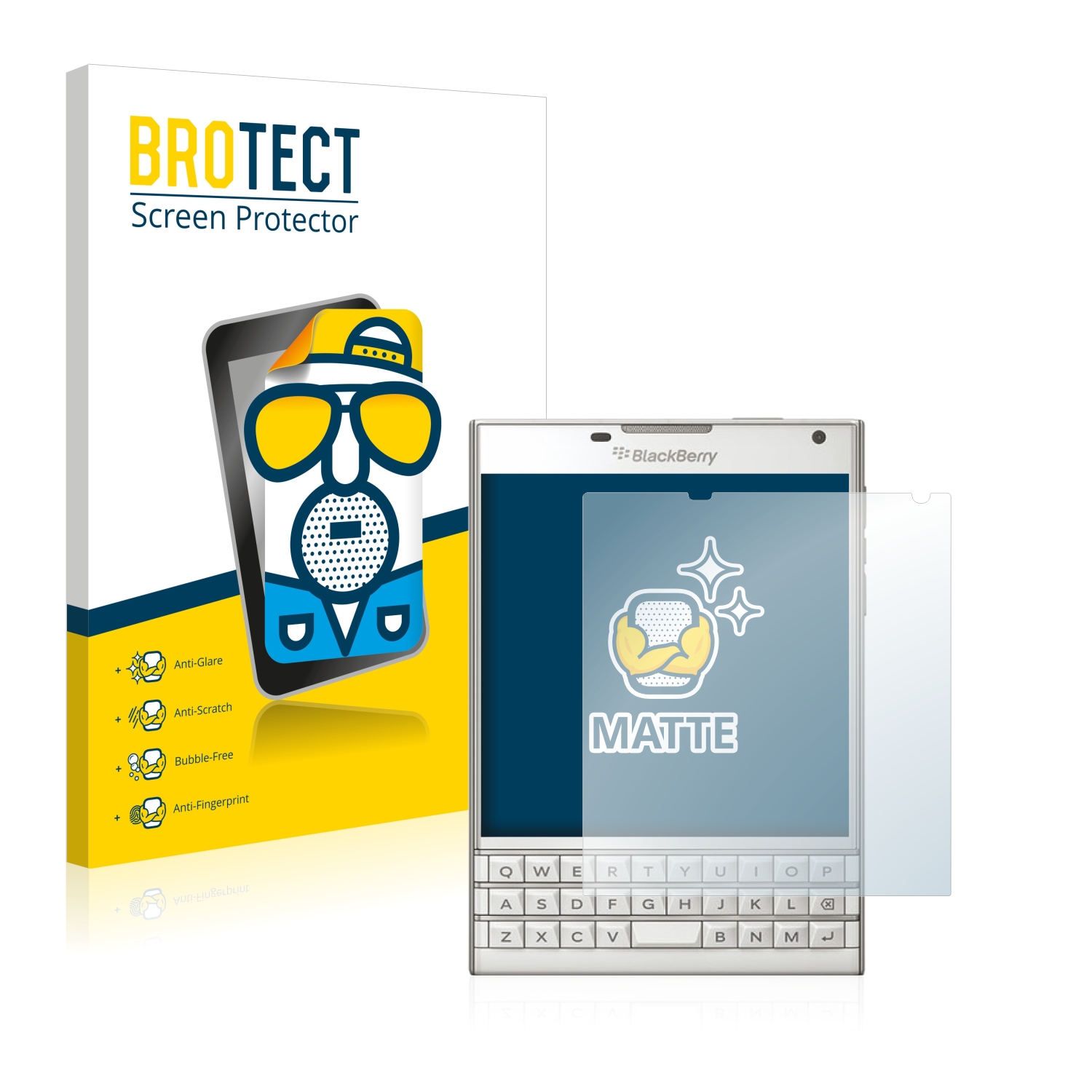 2x BROTECT Entspiegelungs-Folie pro BlackBerry Passport