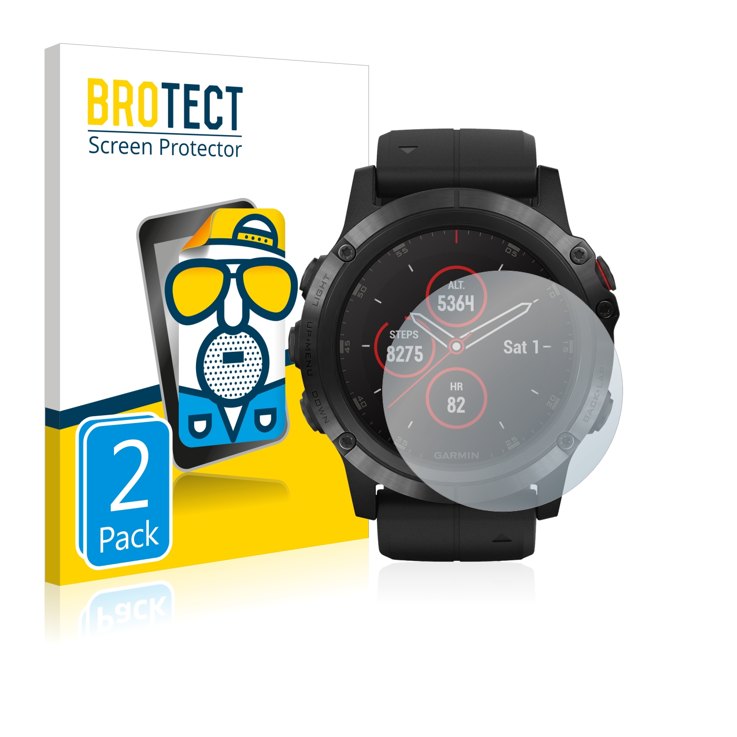 2x BROTECT Entspiegelungs-Folie pro Suunto Ambit3 Peak Black