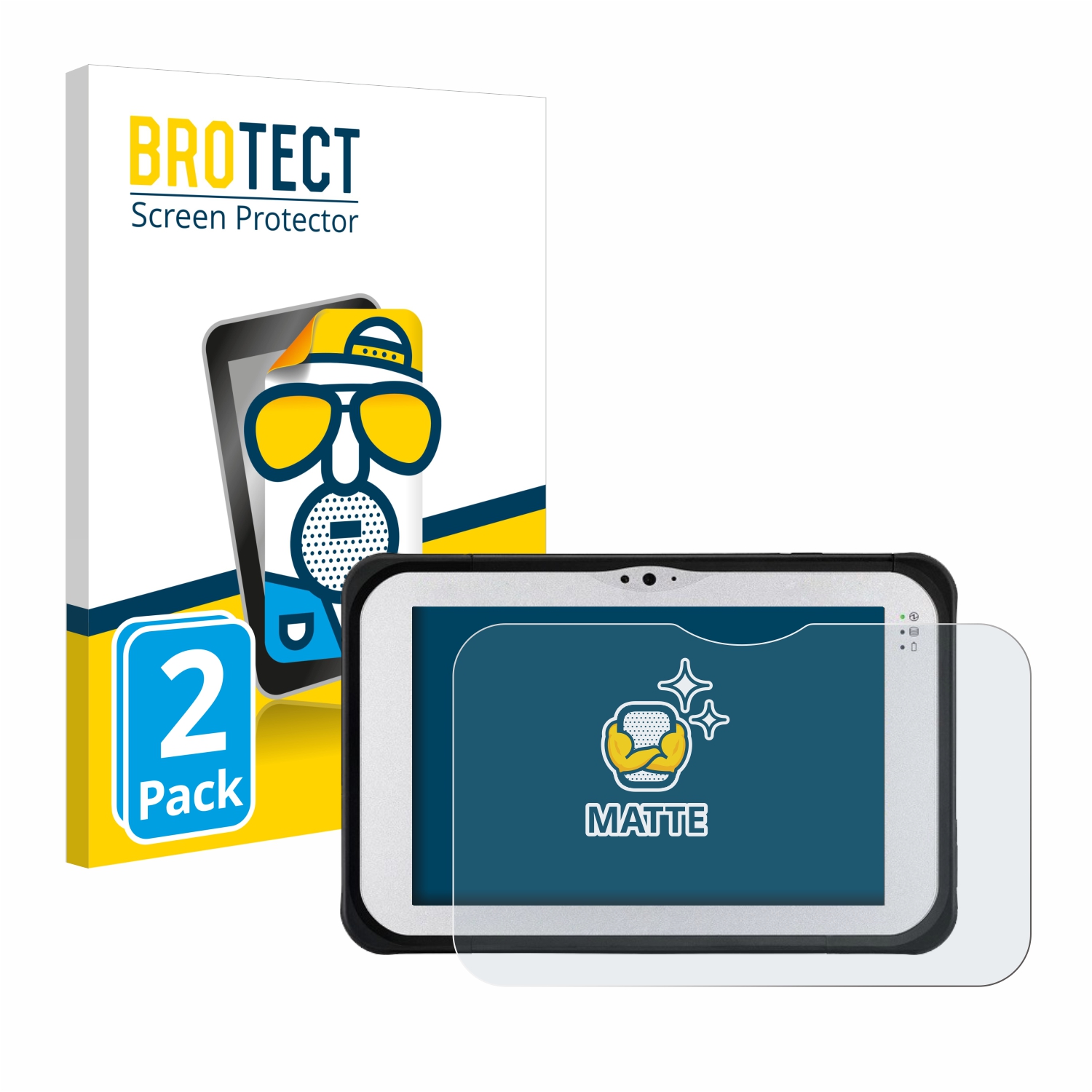 2x BROTECT Entspiegelungs-Folie pro Panasonic Toughpad FZ-M1