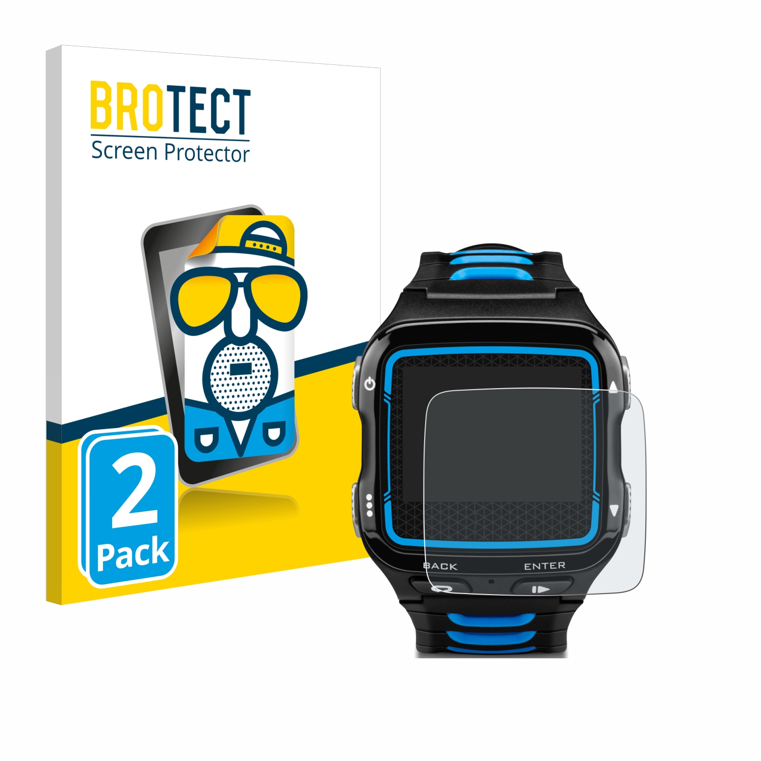 2x BROTECT Entspiegelungs-Folie pro Garmin Forerunner 920XT