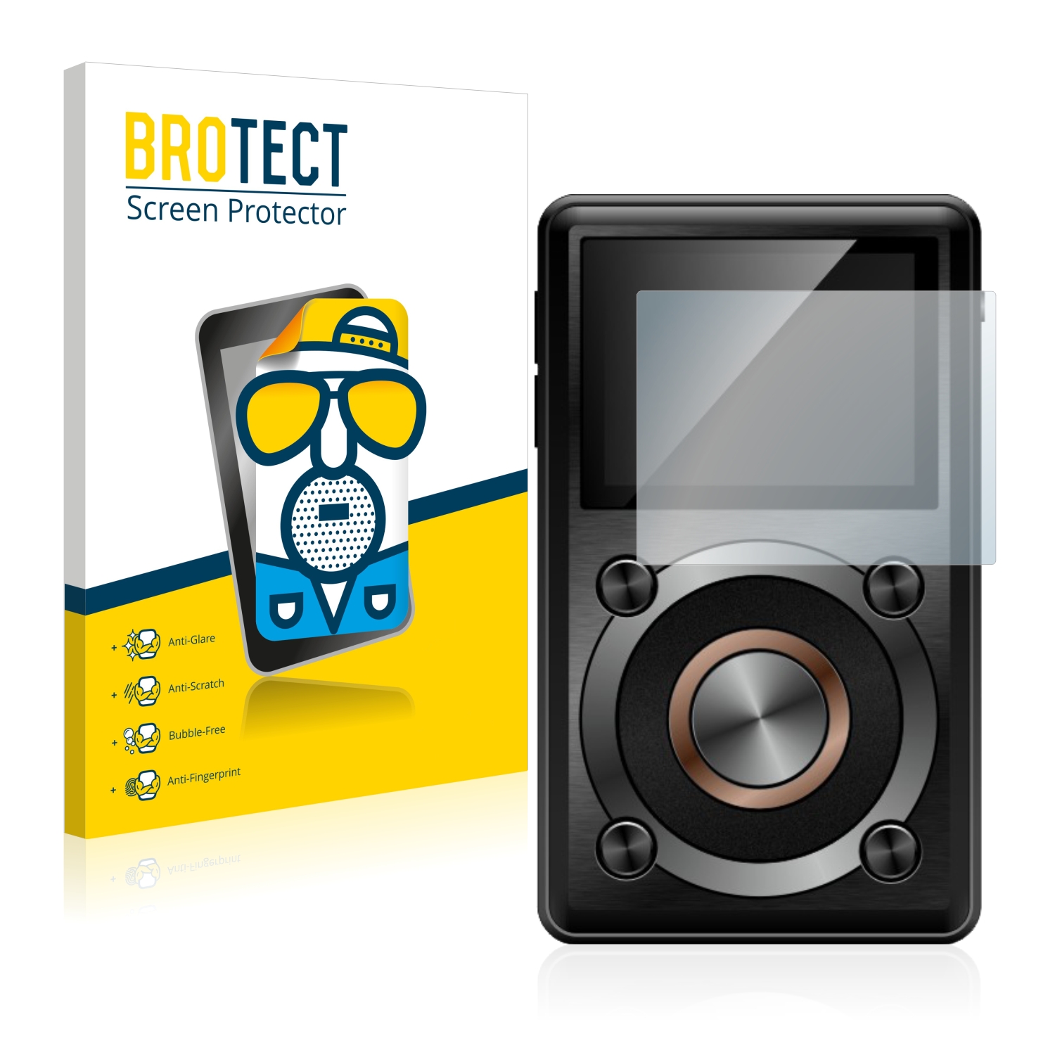 2x BROTECT Entspiegelungs-Folie pro FiiO X1