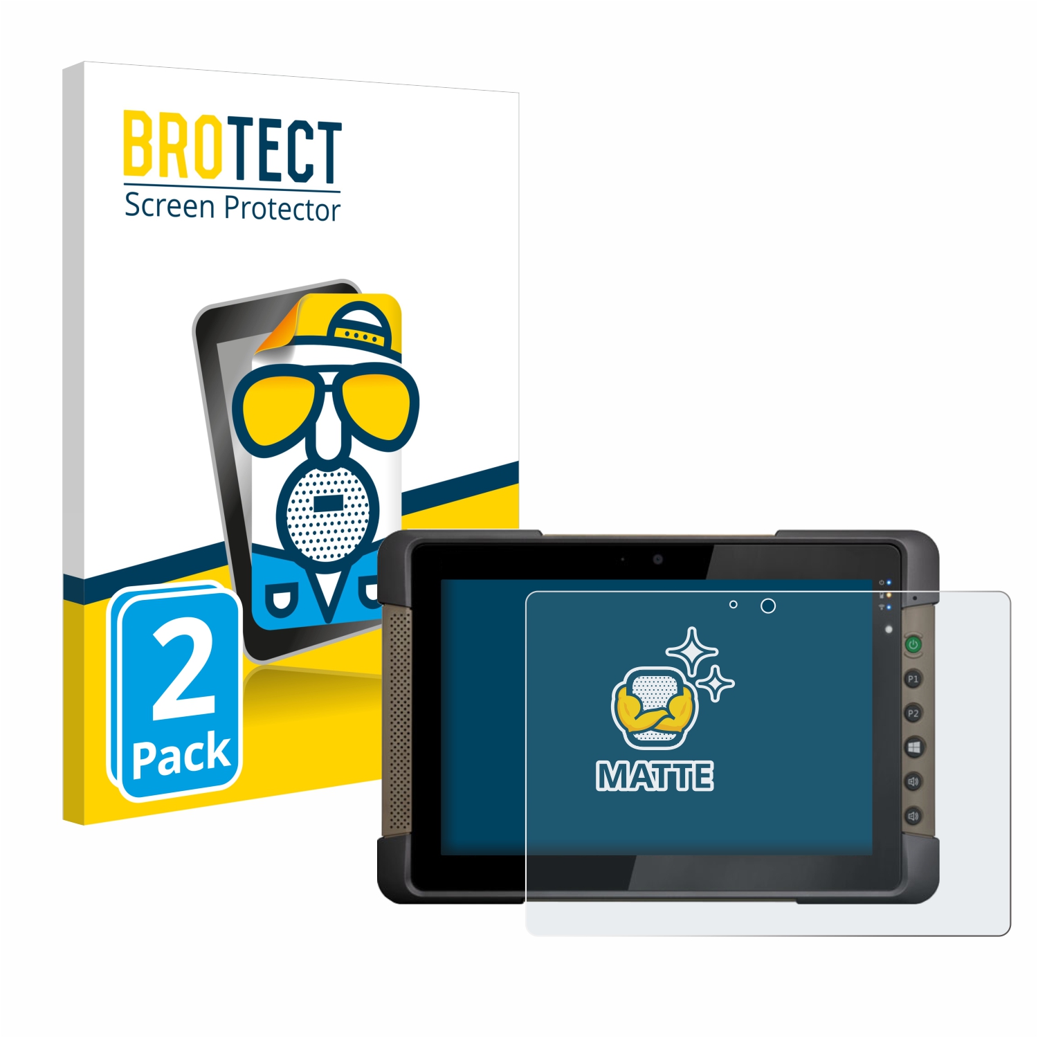 2x BROTECT Entspiegelungs-Folie pro Getac T800