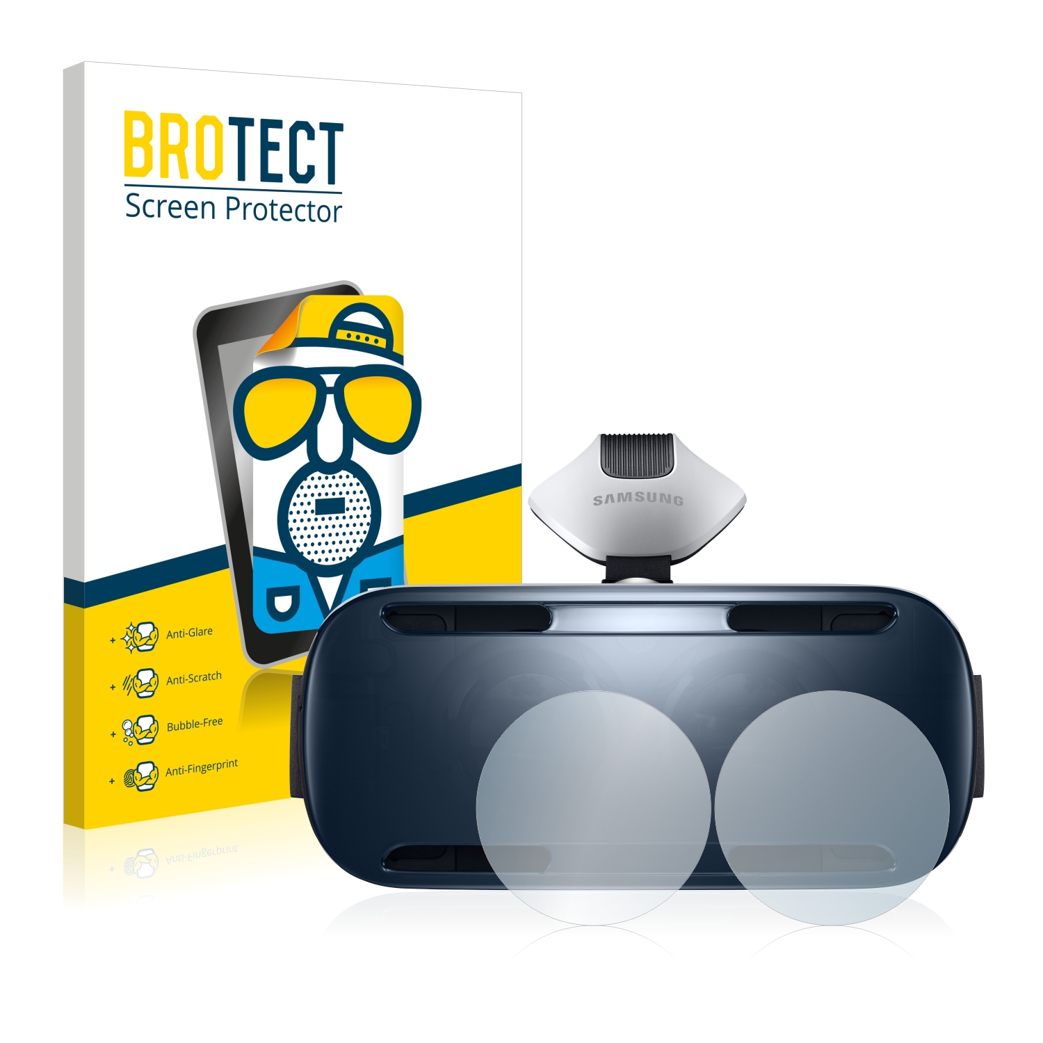 2x BROTECT Entspiegelungs-Folie pro Samsung Gear VR