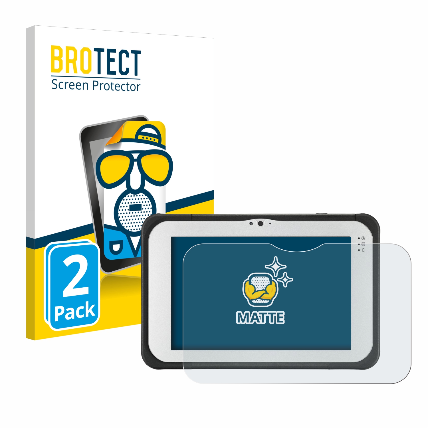 2x BROTECT Entspiegelungs-Folie pro Panasonic Toughpad FZ-B2