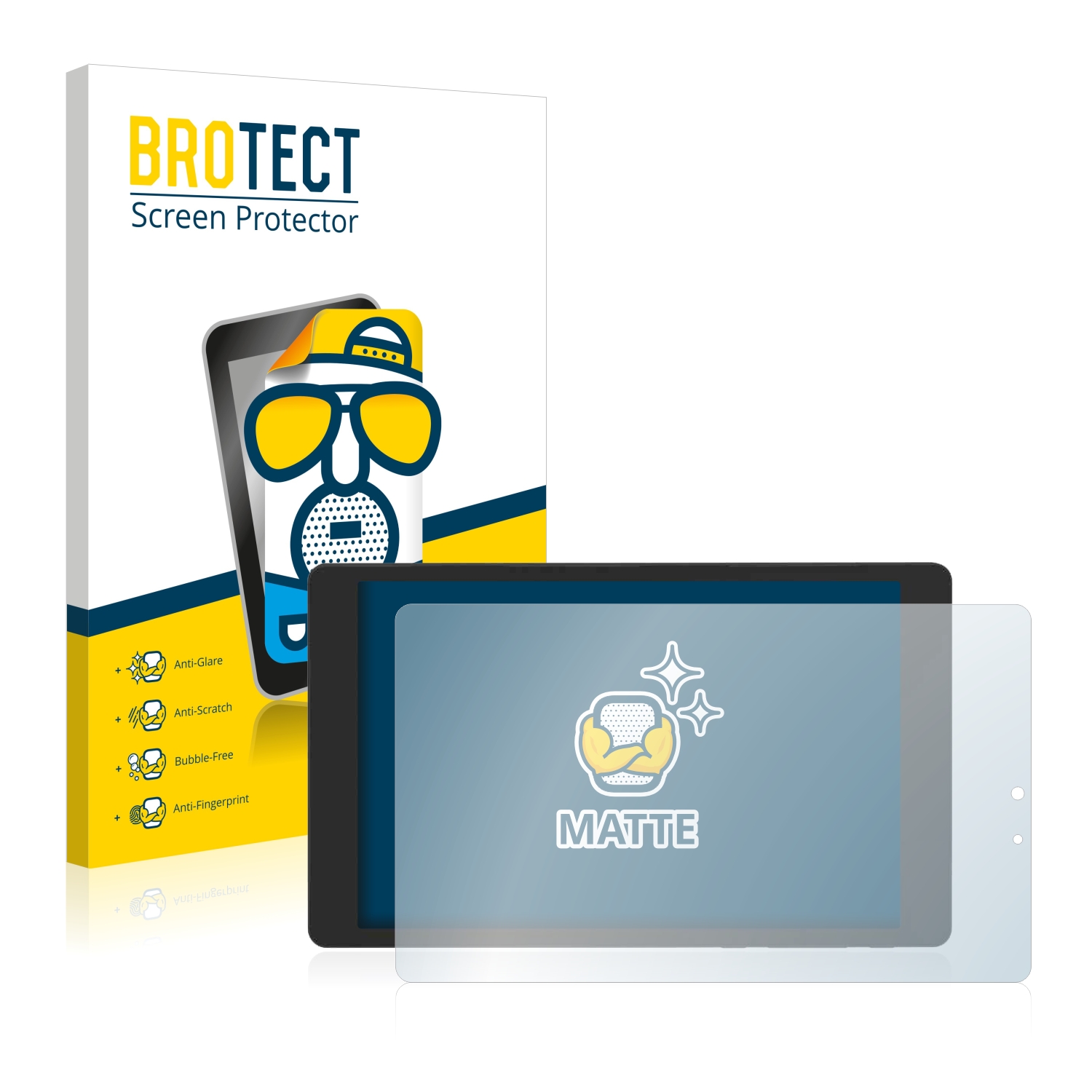 2x BROTECT Entspiegelungs-Folie pro Bush MyTablet 8 Inch