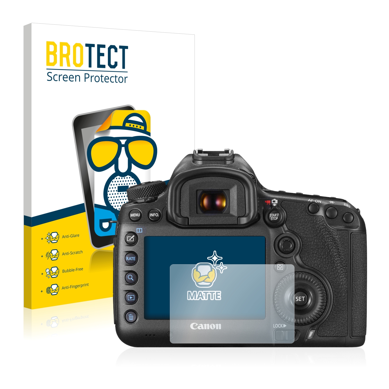2x BROTECT Entspiegelungs-Folie pro Canon EOS 5DS