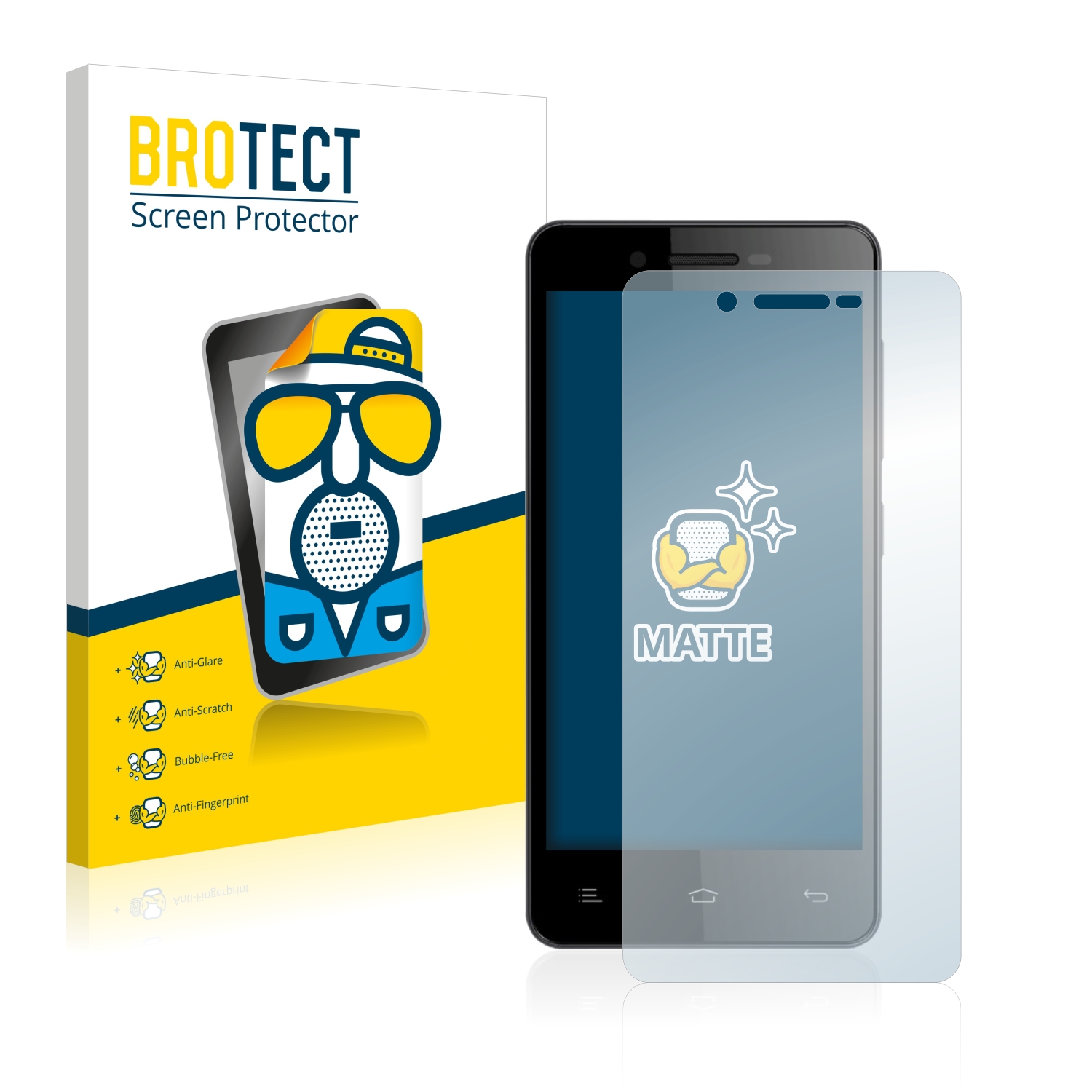 2x BROTECT Entspiegelungs-Folie pro Gionee V183