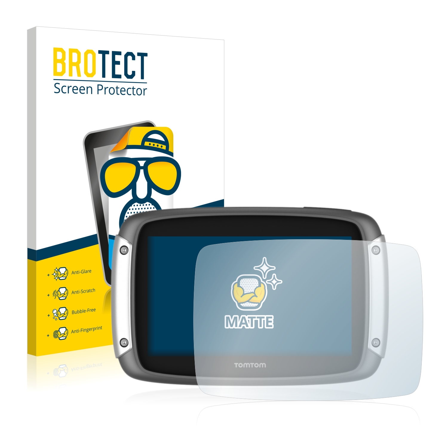 2x BROTECT Entspiegelungs-Folie pro TomTom Rider 40