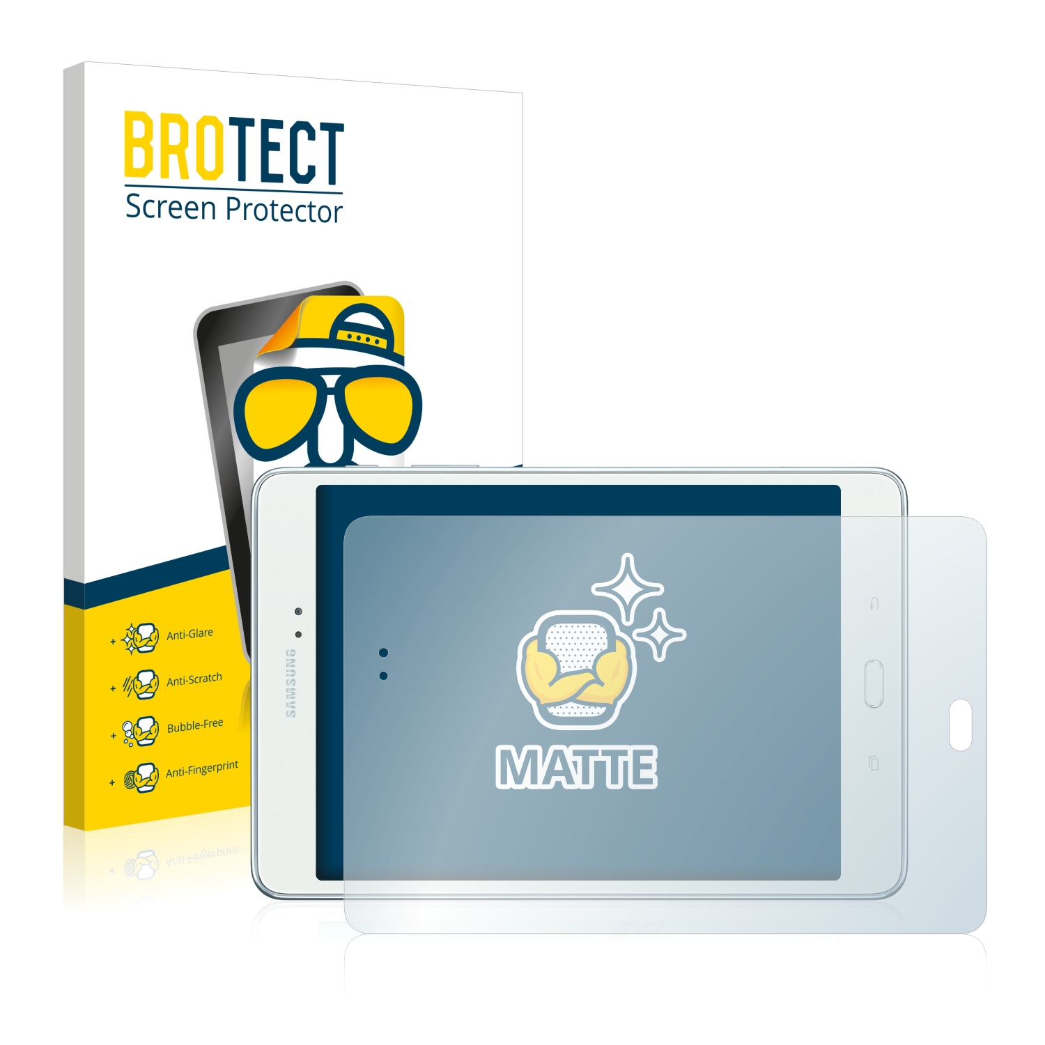 2x BROTECT Entspiegelungs-Folie pro Samsung Galaxy Tab A 8.0