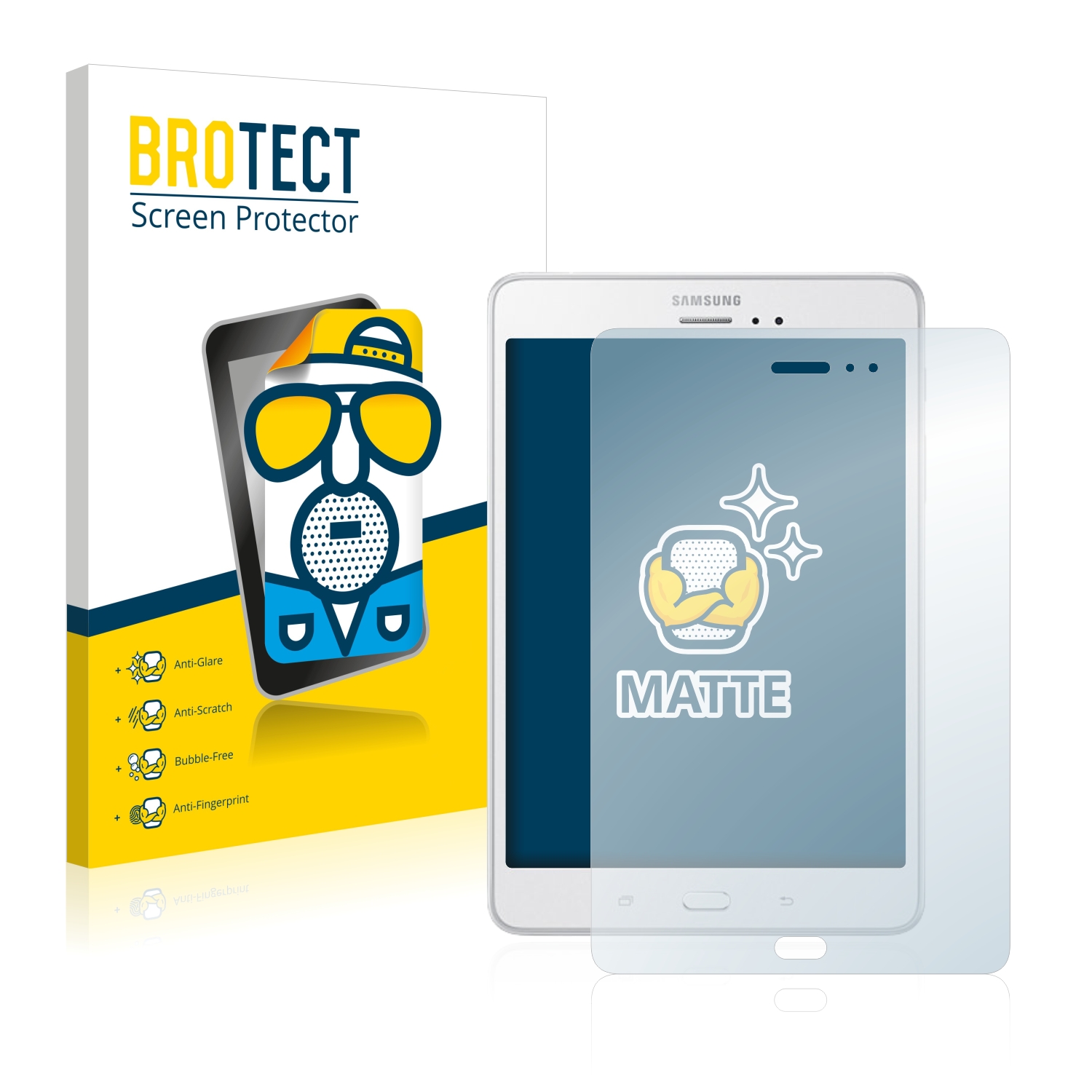 2x BROTECT Entspiegelungs-Folie pro Samsung Galaxy Tab A 8.0 LTE