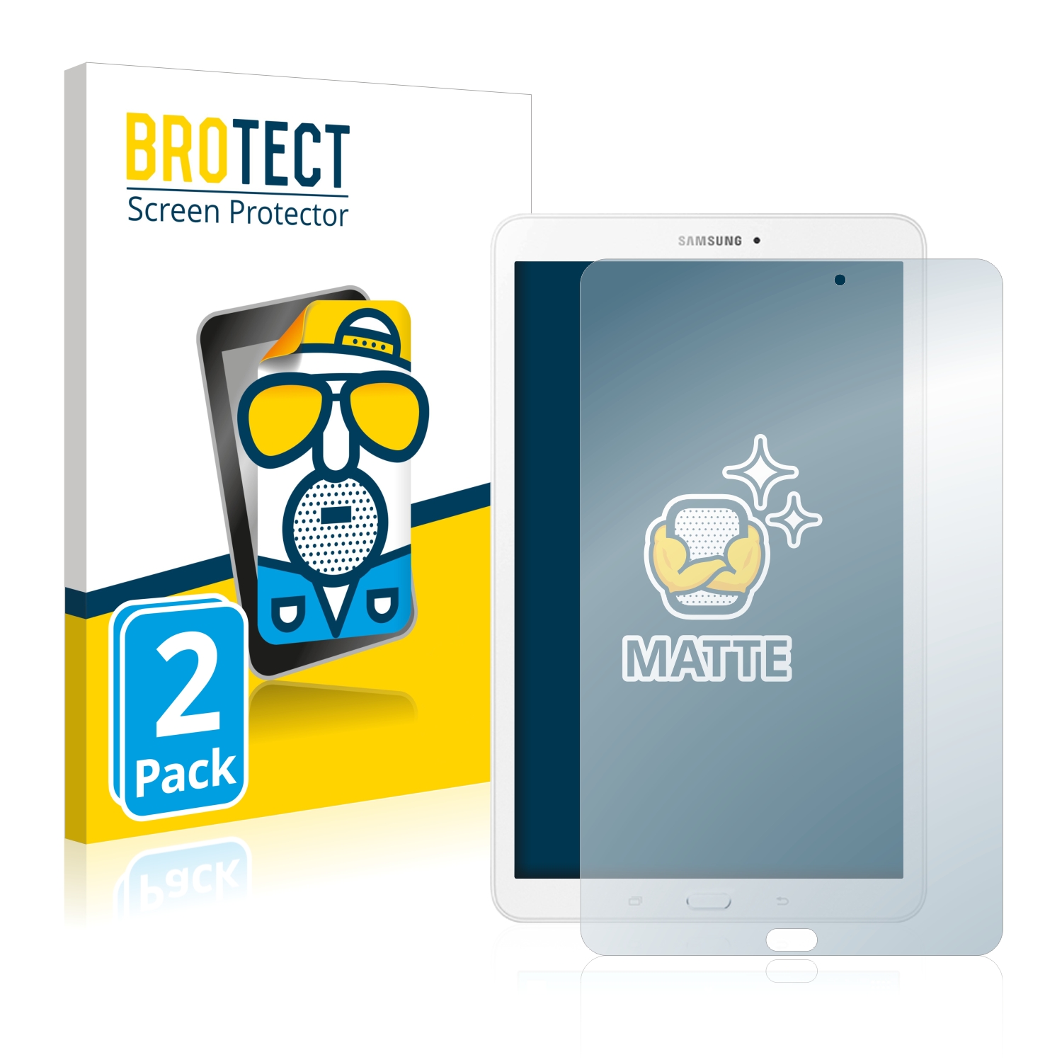 2x BROTECT Entspiegelungs-Folie pro Samsung Galaxy Tab E 9.6