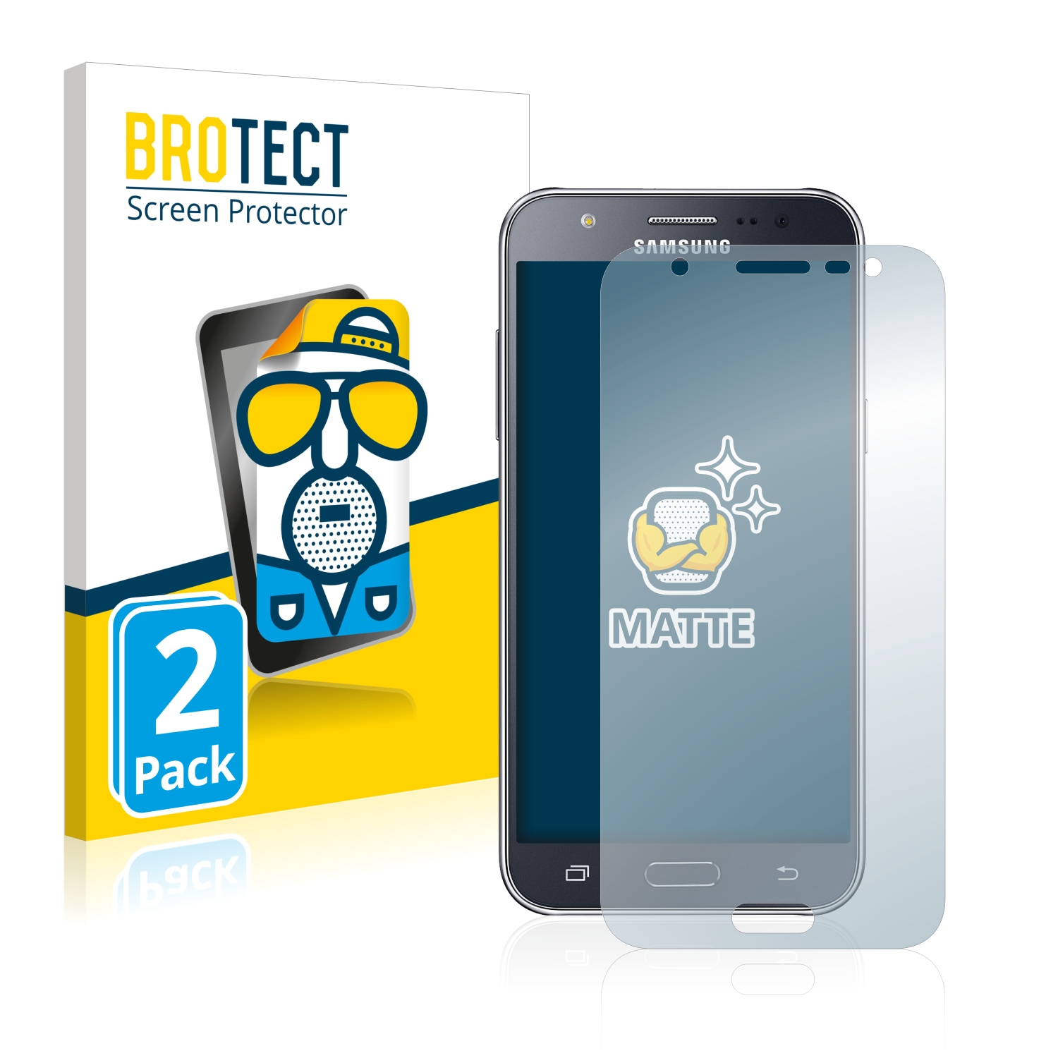 2x BROTECT Entspiegelungs-Folie pro Samsung Galaxy J5 2015